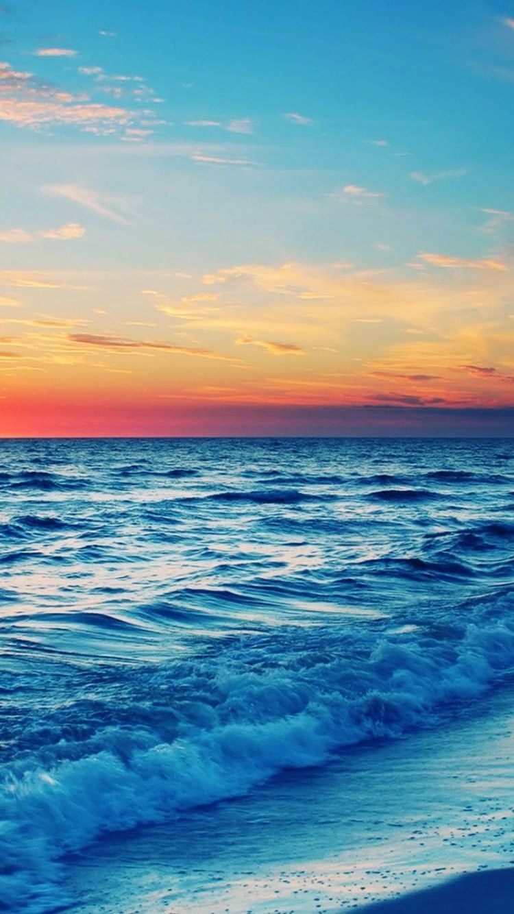 Ocean Sunset Phone Wallpaper