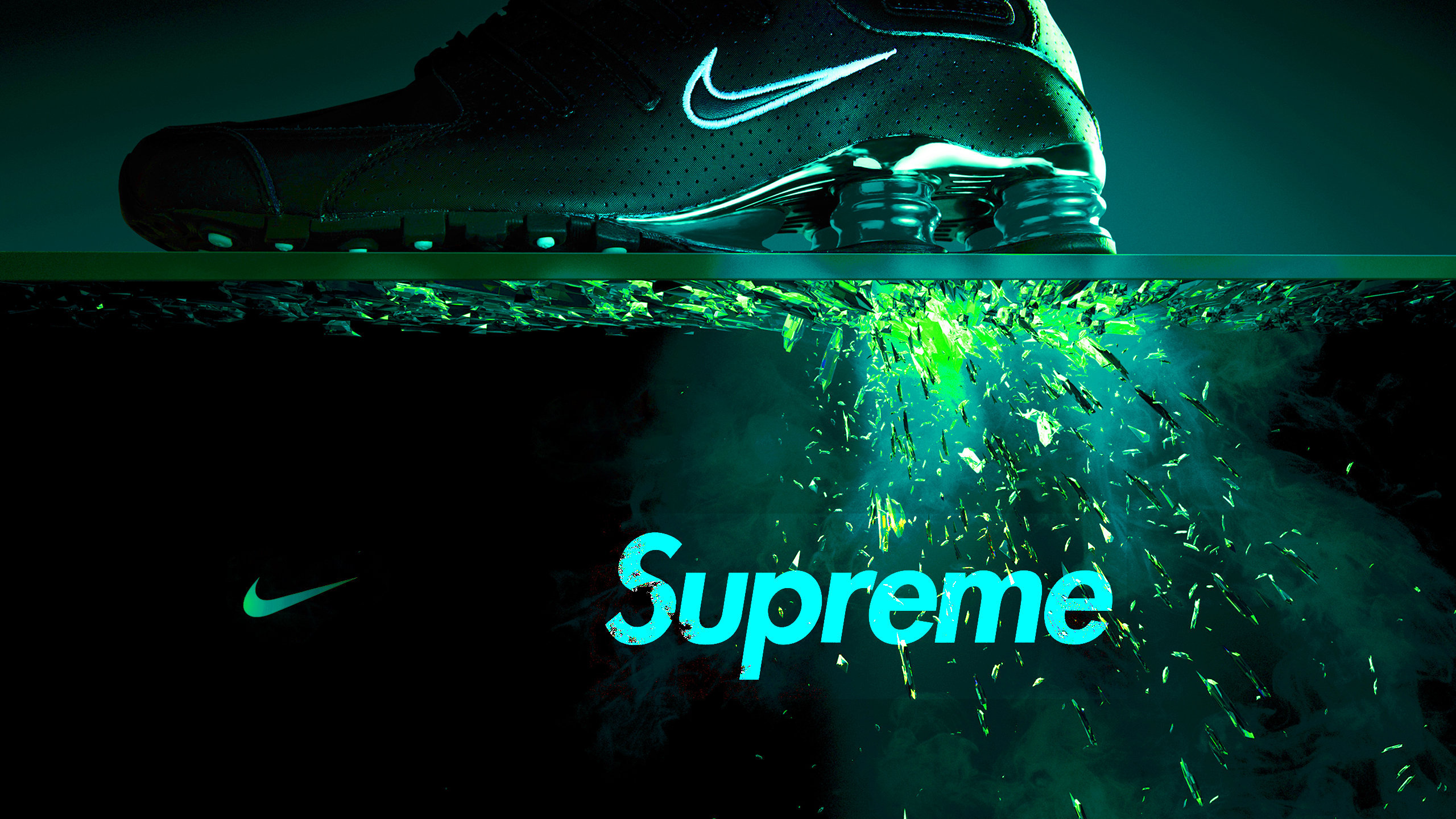 Nike Supreme Wallpaper