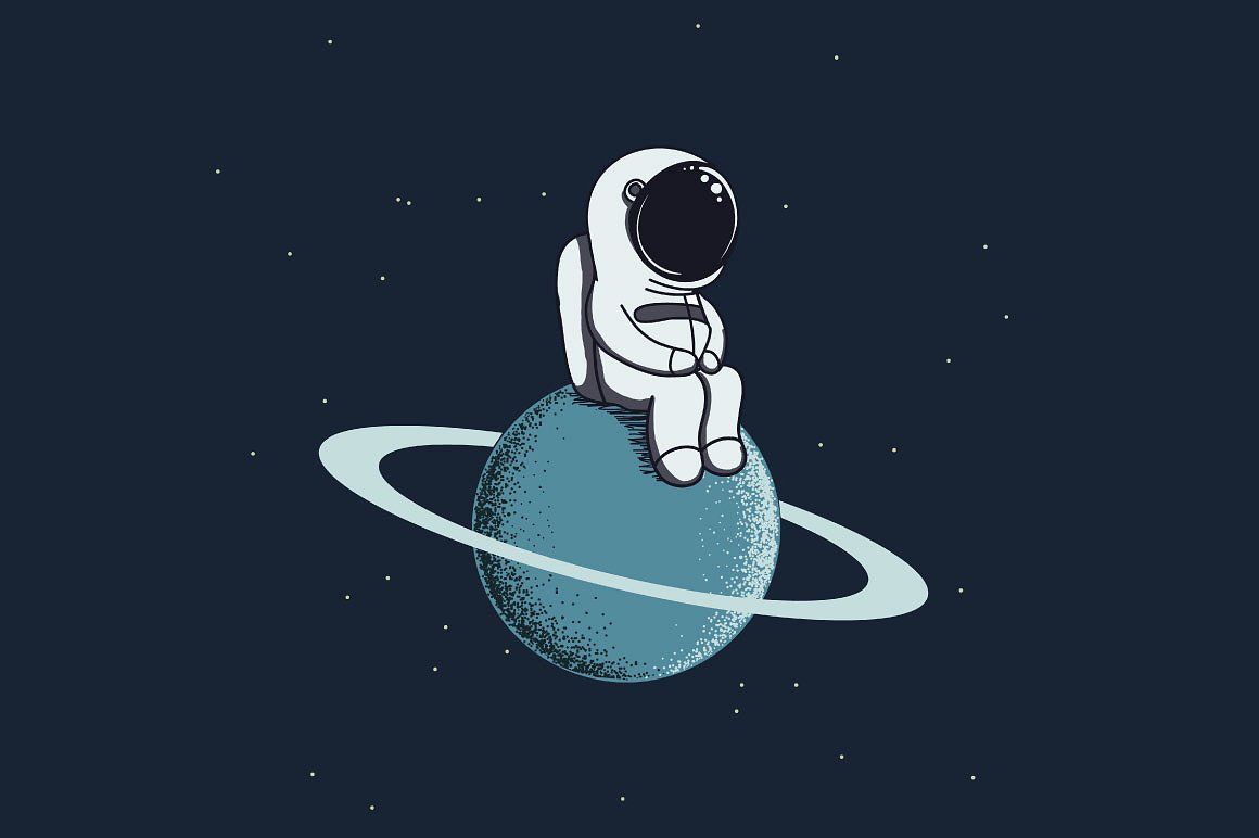 Astronaut Drawing Wallpaper Free Astronaut Drawing Background
