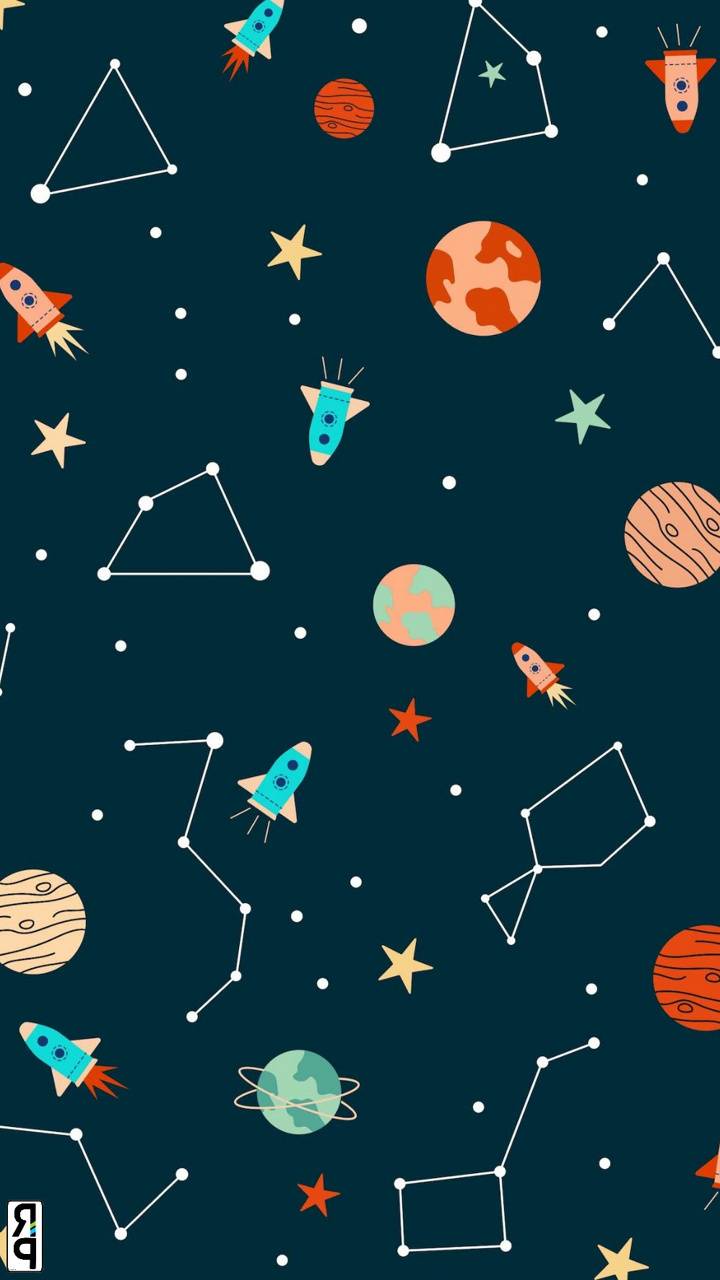 Space Drawing Wallpaper