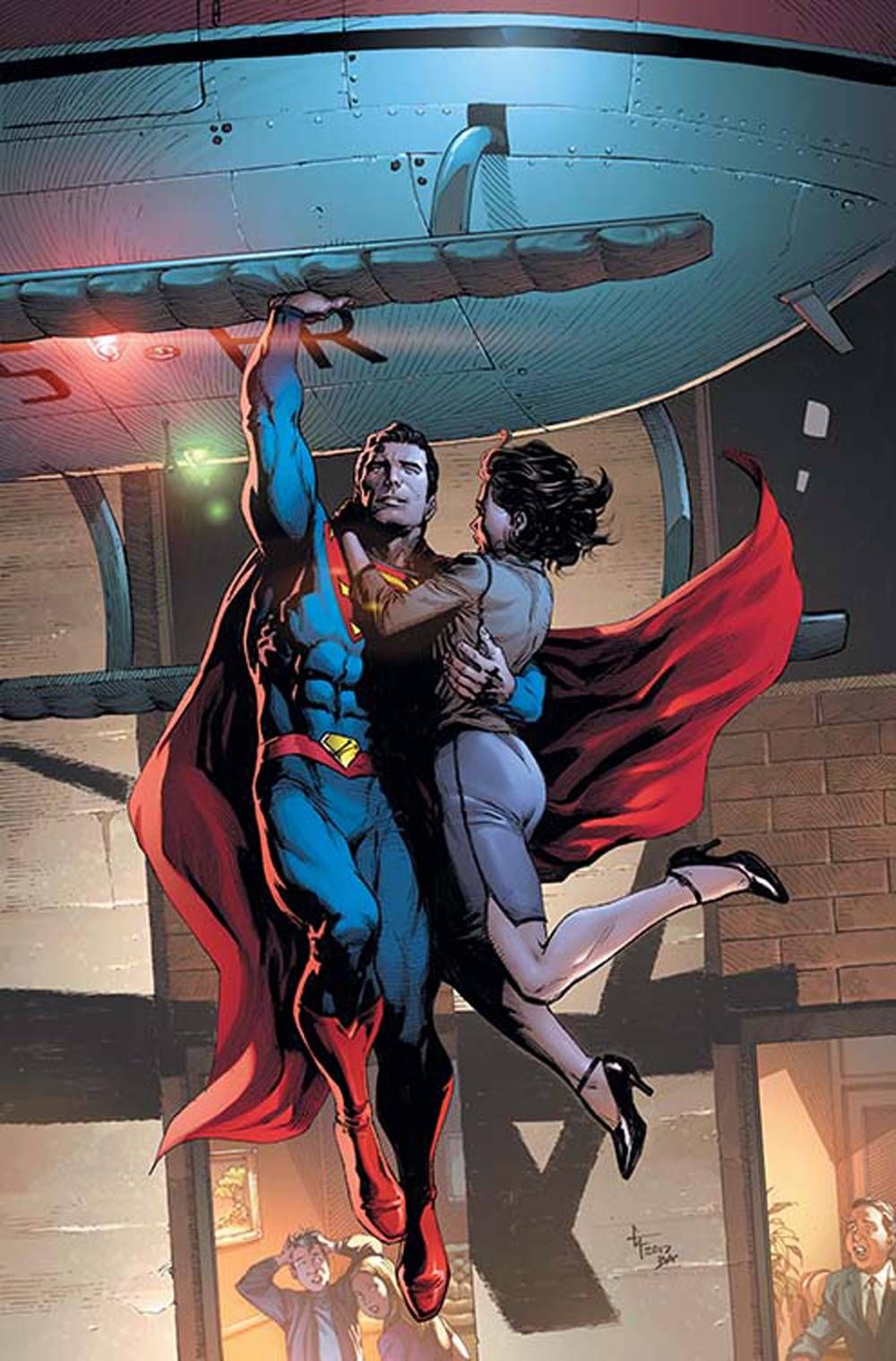 Action Comics by Gary Frank.B. Superman art, Superman artwork, Superman and lois lane