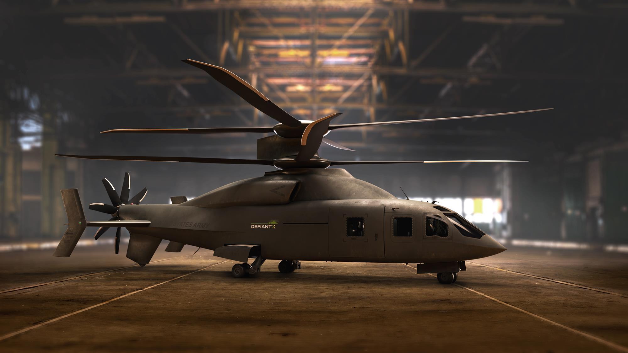 Sikorsky Boeing Unveil Defiant X For US Army's FLRAA Programme
