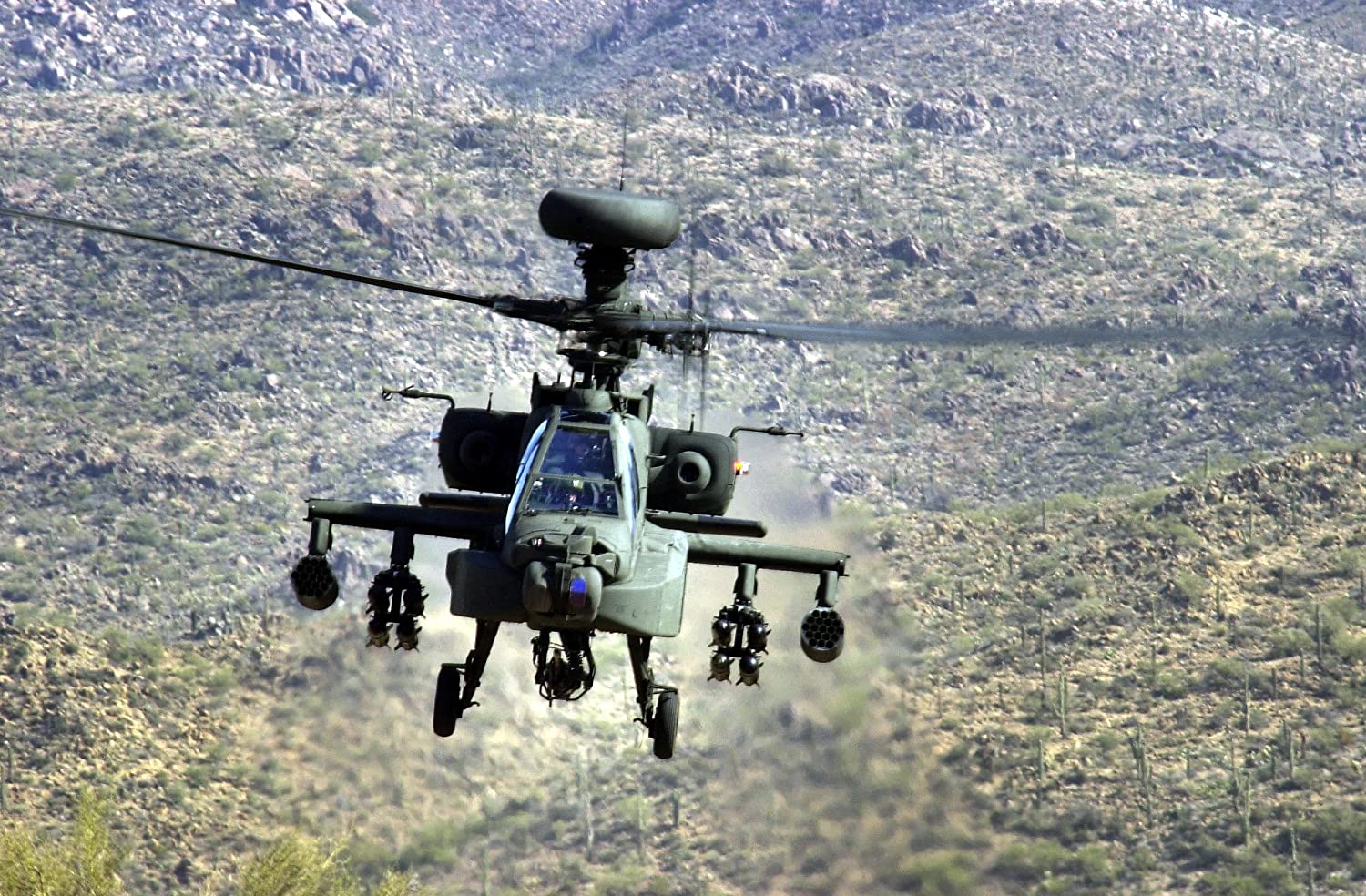 U.S. Army AH 64D Apache Longbow Helicopter Poster Photo U.S. Military Posters Photo 12x18: Prints: Posters & Prints