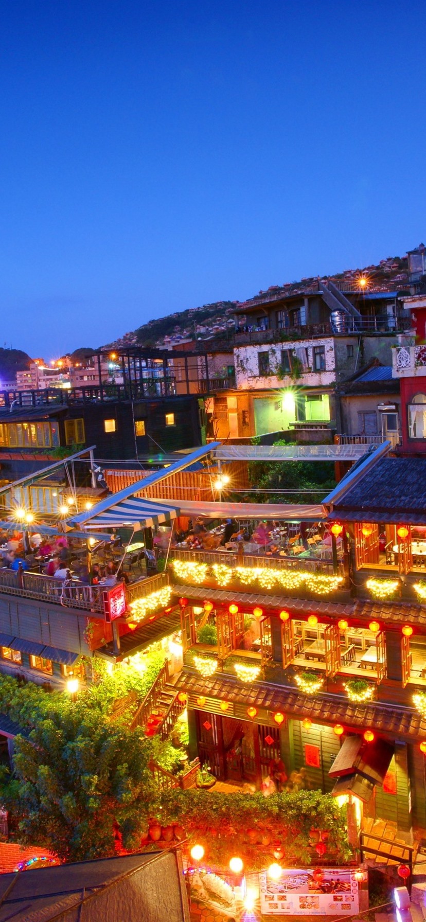 Jiufen, Taipei, Night, City, Lights, Taiwan 828x1792 IPhone 11 XR Wallpaper, Background, Picture, Image