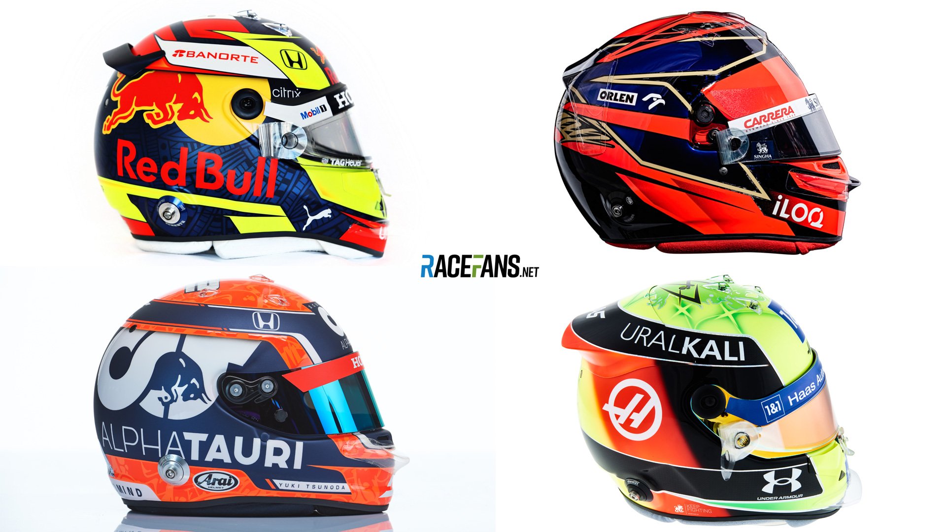 Picture: Every F1 driver's helmet design for the 2021 season · RaceFans