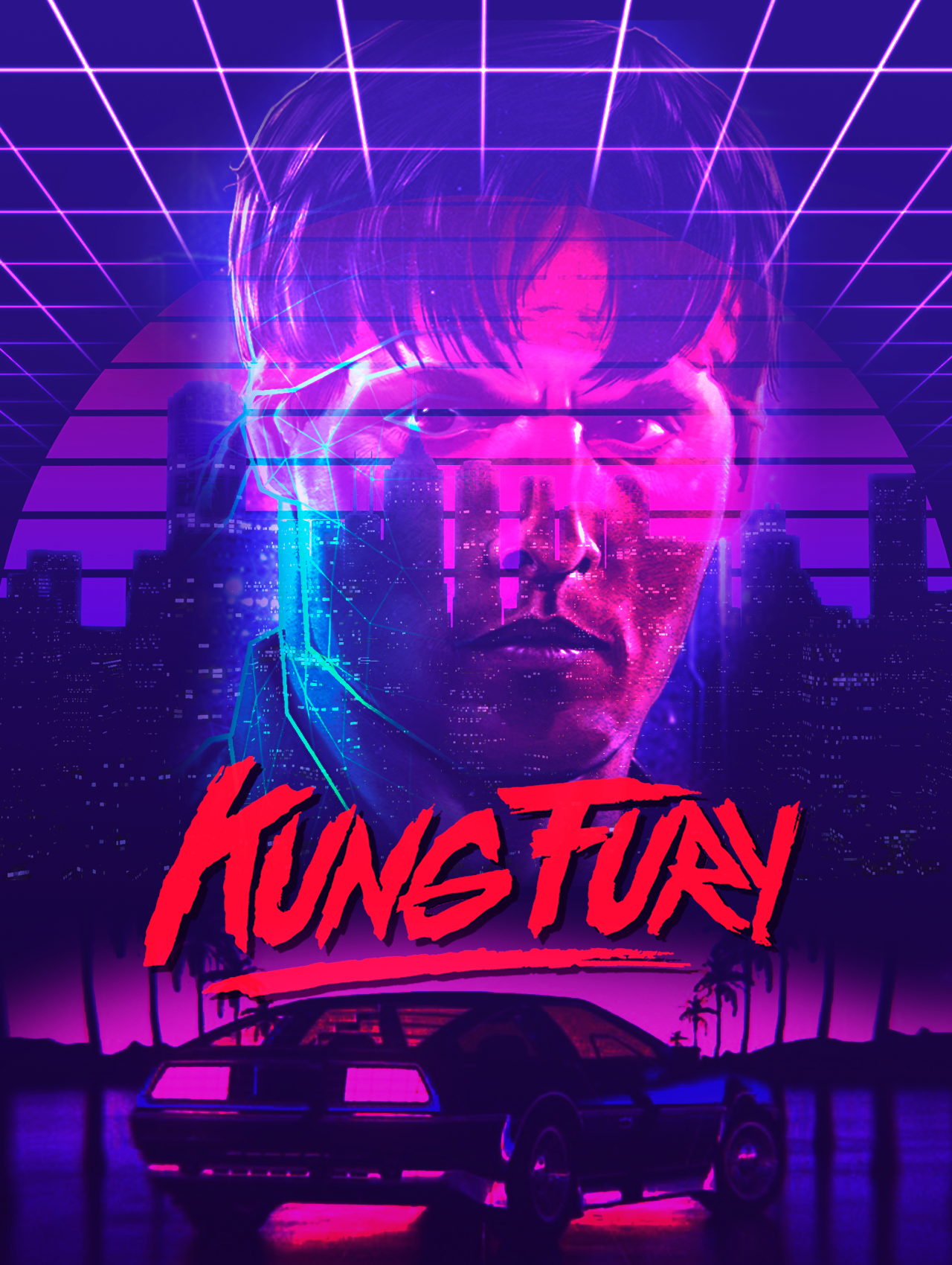 Confira Meu Projeto Do 'Poster Kung Fury' Gallery 63417373 Poster Kung Fury. Kung Fury, Fury Poster, Retro Background