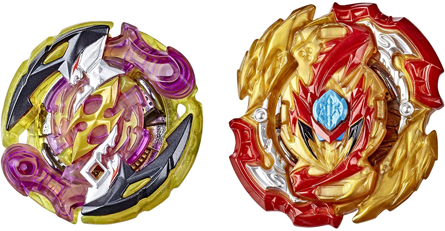 BEYBLADE Burst Rise Hypersphere Dual Pack Lord Spryzen S5 And Roktavor R5 1 Right Left Spin And 1 Right Spin Battling Top Toy, 8 And Up, Toys & Games