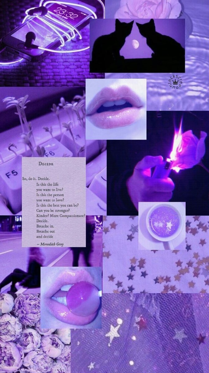 Purple, Wallpaper, And Collage Image