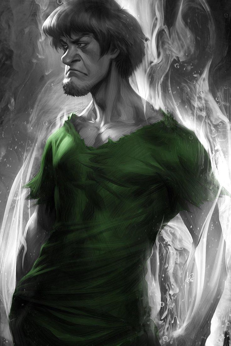 Shaggy is mad. Shaggy Rogers. Superhero art, Cartoon art, Character art