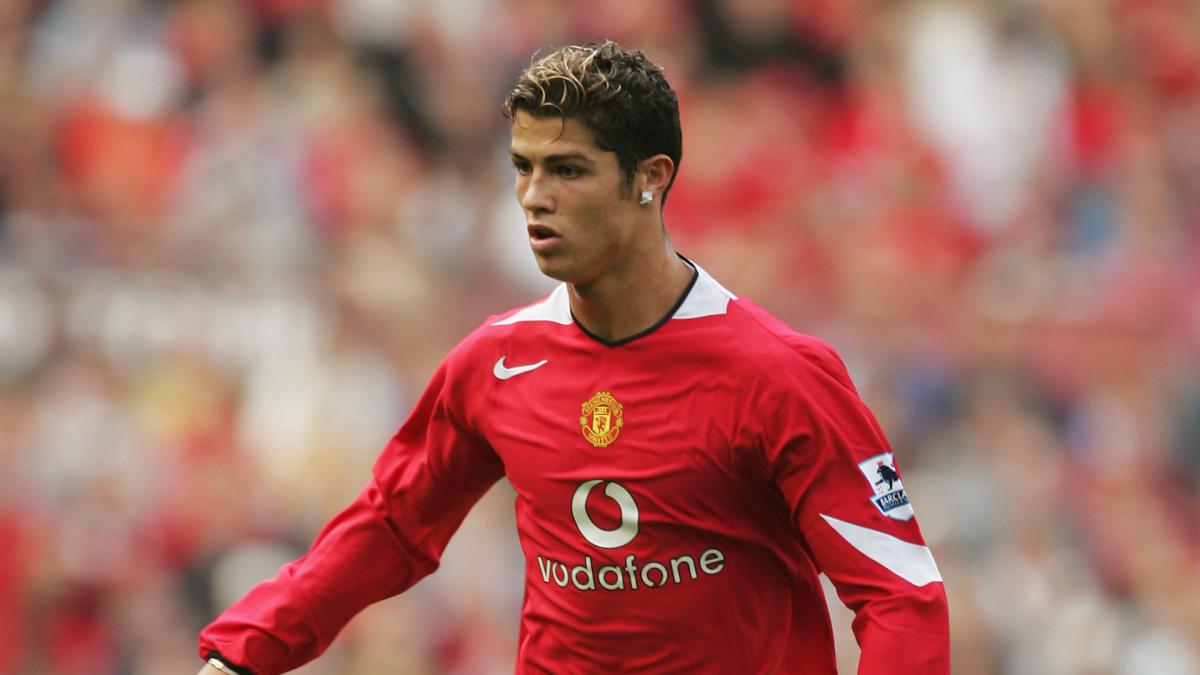 Young Cristiano Ronaldo Man United Wallpaper