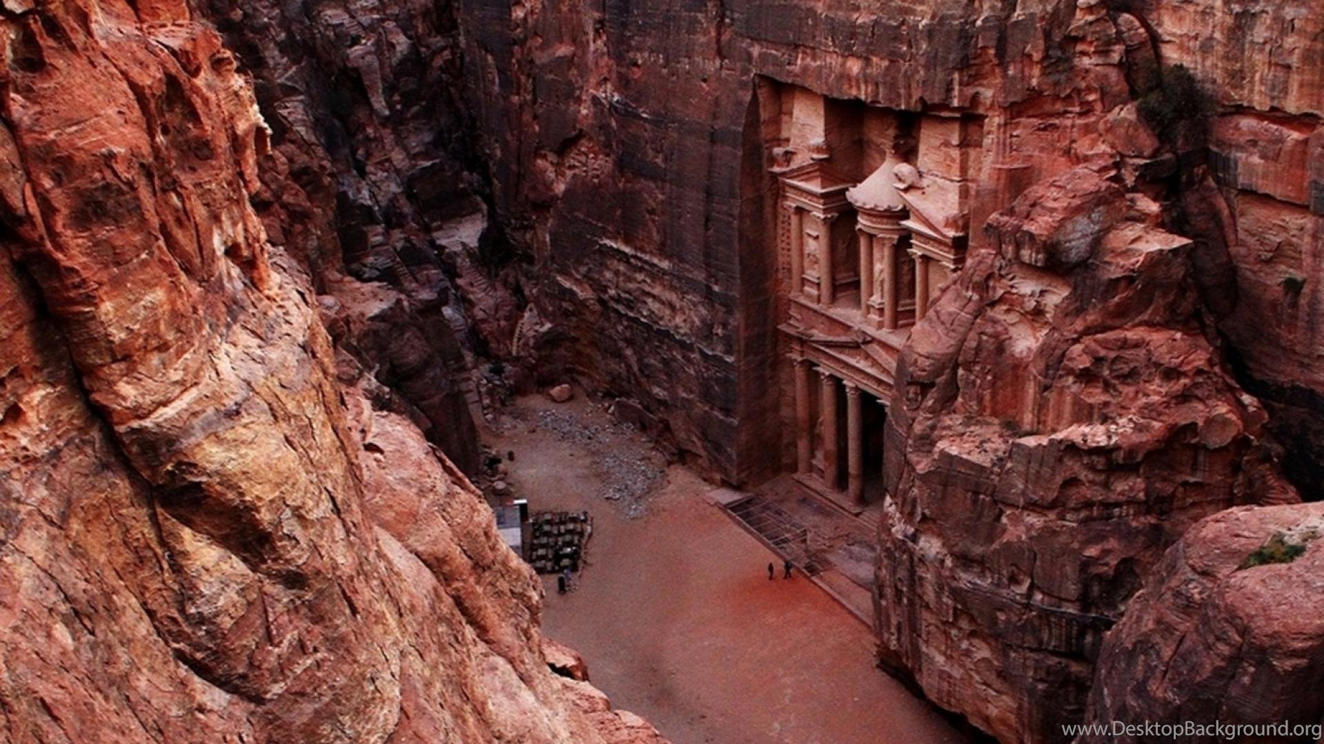 Culture Unesco World Heritage Site Petra Archeological Wallpaper. Desktop Background