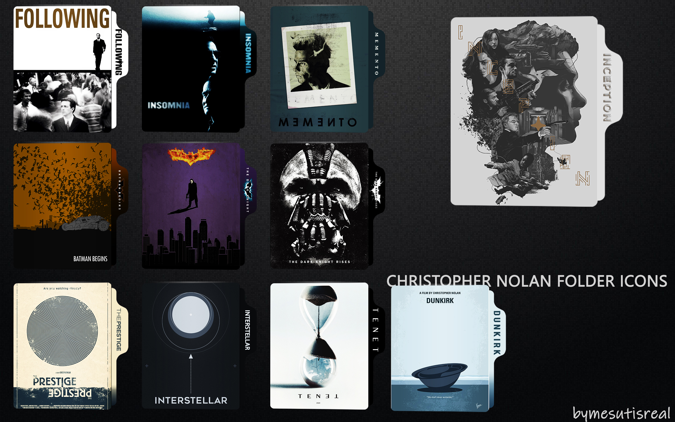Christopher Nolan Movies Folder Icon
