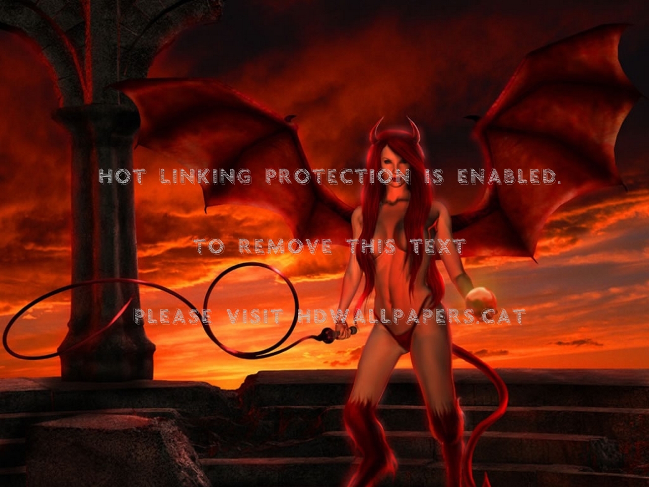 demon queen bat whip wing abstract fantasy