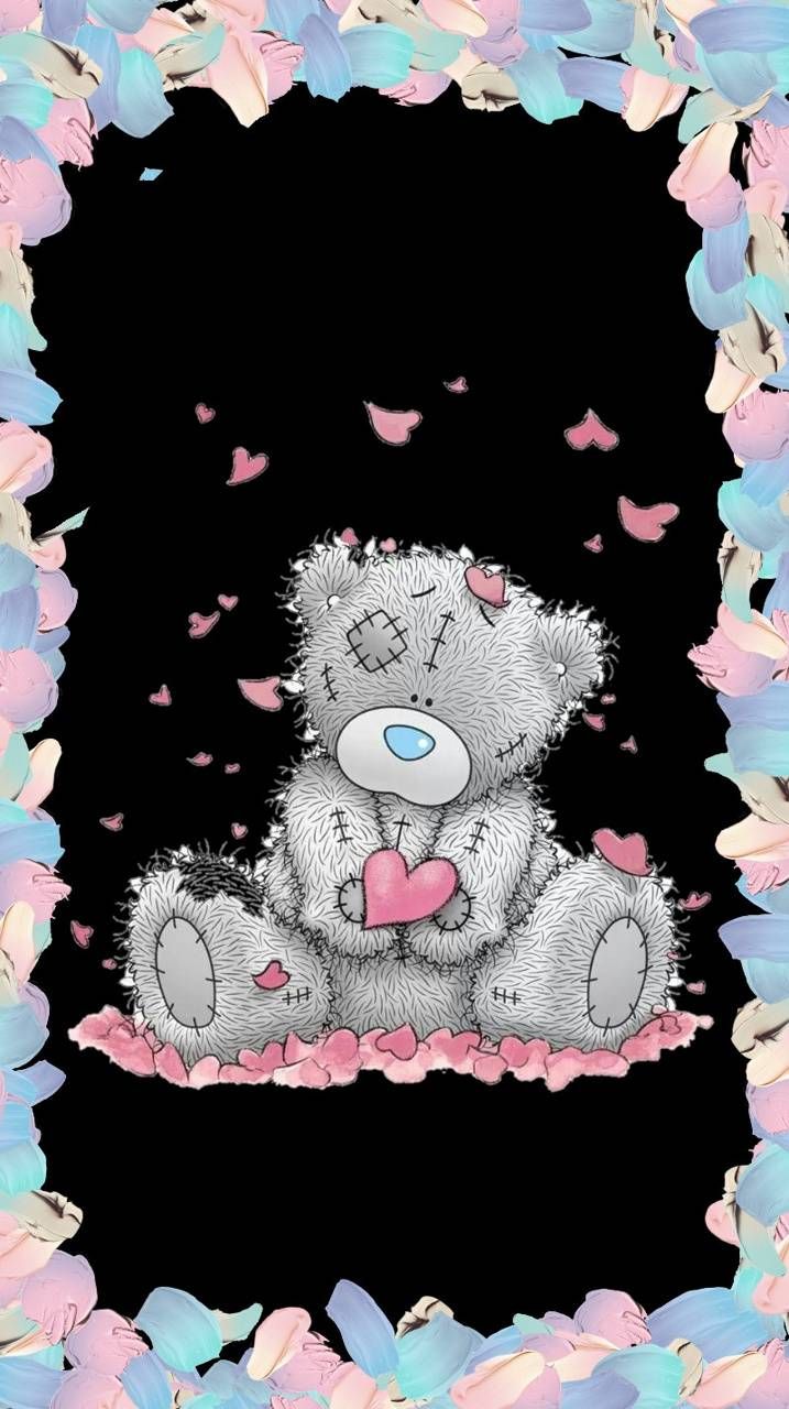 Download Tatty teddy wallpaper by Glendalizz69 now. Browse millions of popular gray bear. Tatty teddy, Teddy bear wallpaper, Bear wallpaper