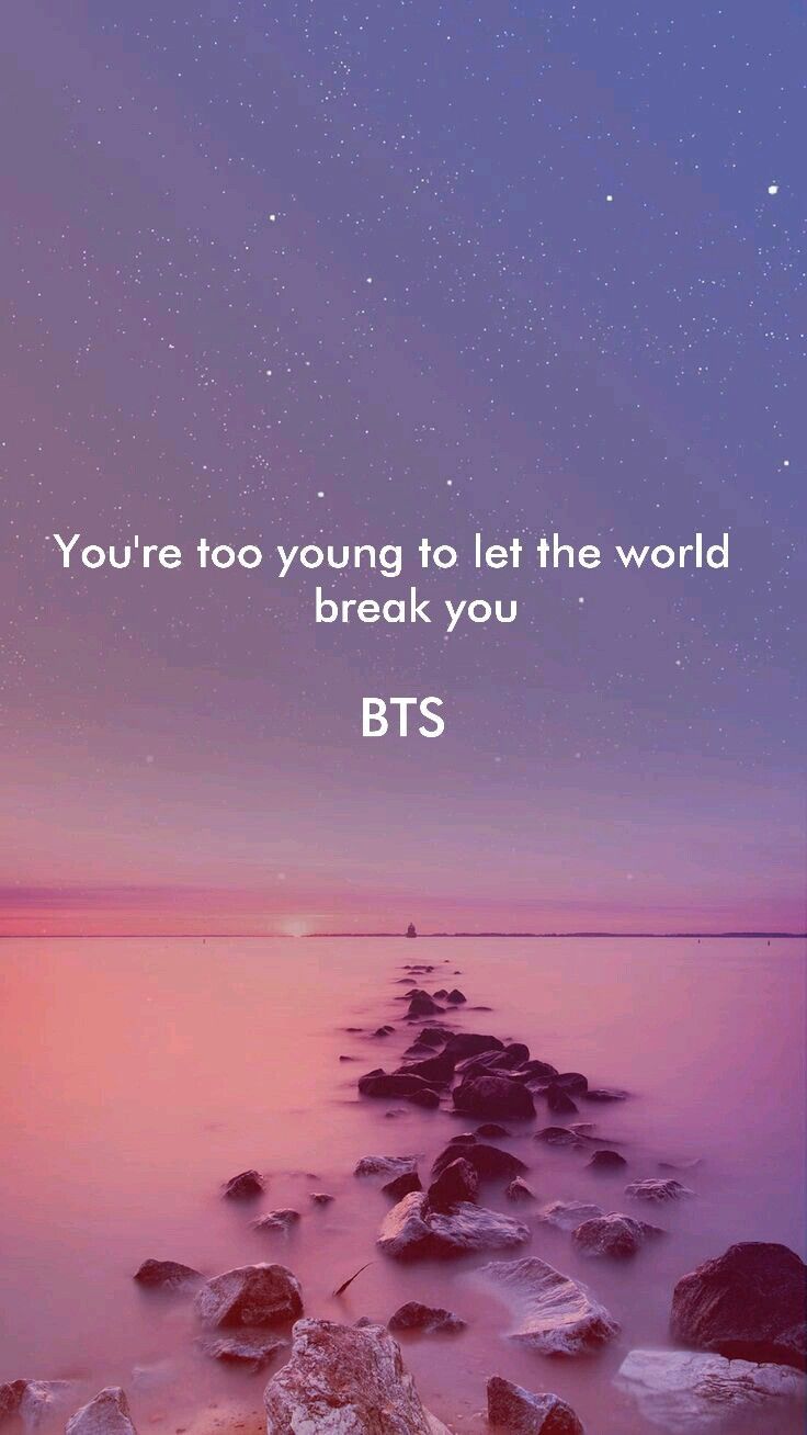 Sunset quotes bts Bts quotes wallpaper top free bts quotes background