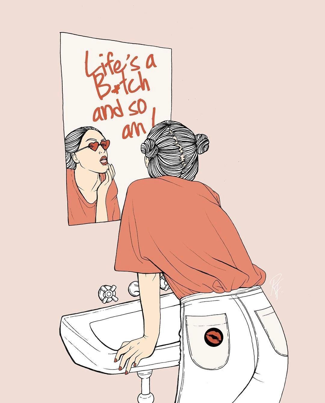 Aesthetic Illustration Wallpaper Free Aesthetic Illustration Background