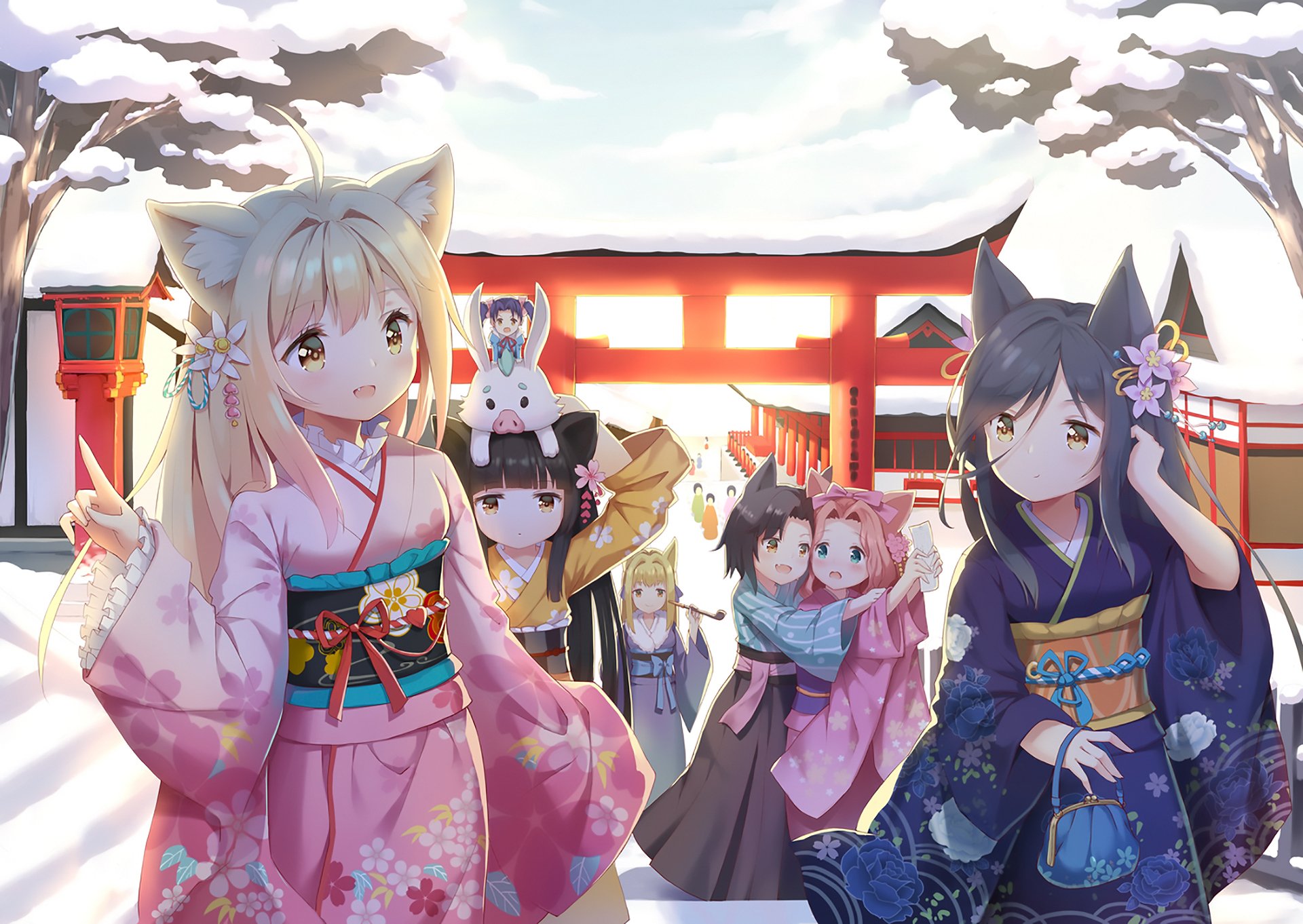 Konohana Kitan HD Wallpaper
