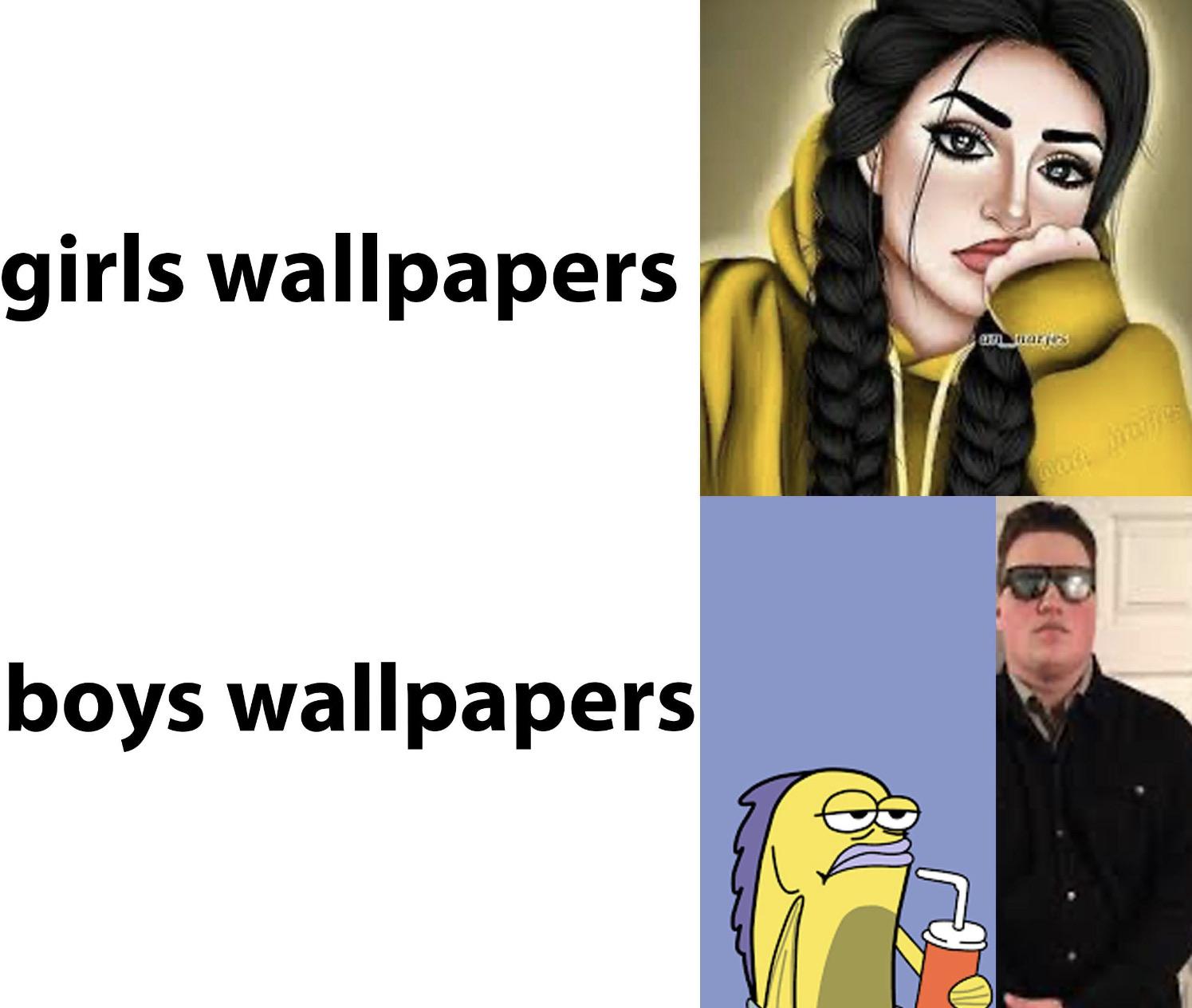 Boys vs girls: memes