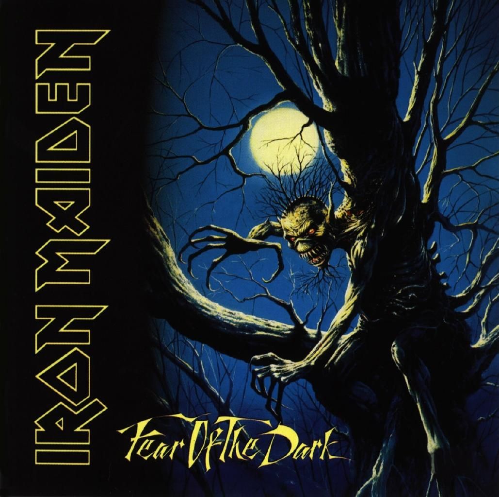Iron Maiden: Fear Of The Dark artwork. heavy metal. Iron maiden albums, Fear of the dark, Iron maiden album covers