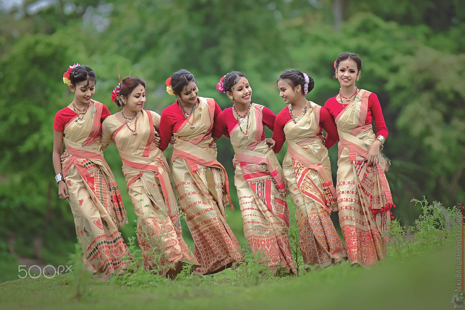 Assamese Bihu Dancing Girls by Niki baruah / 500px. Girl photography poses, Girl dancing, Dance image