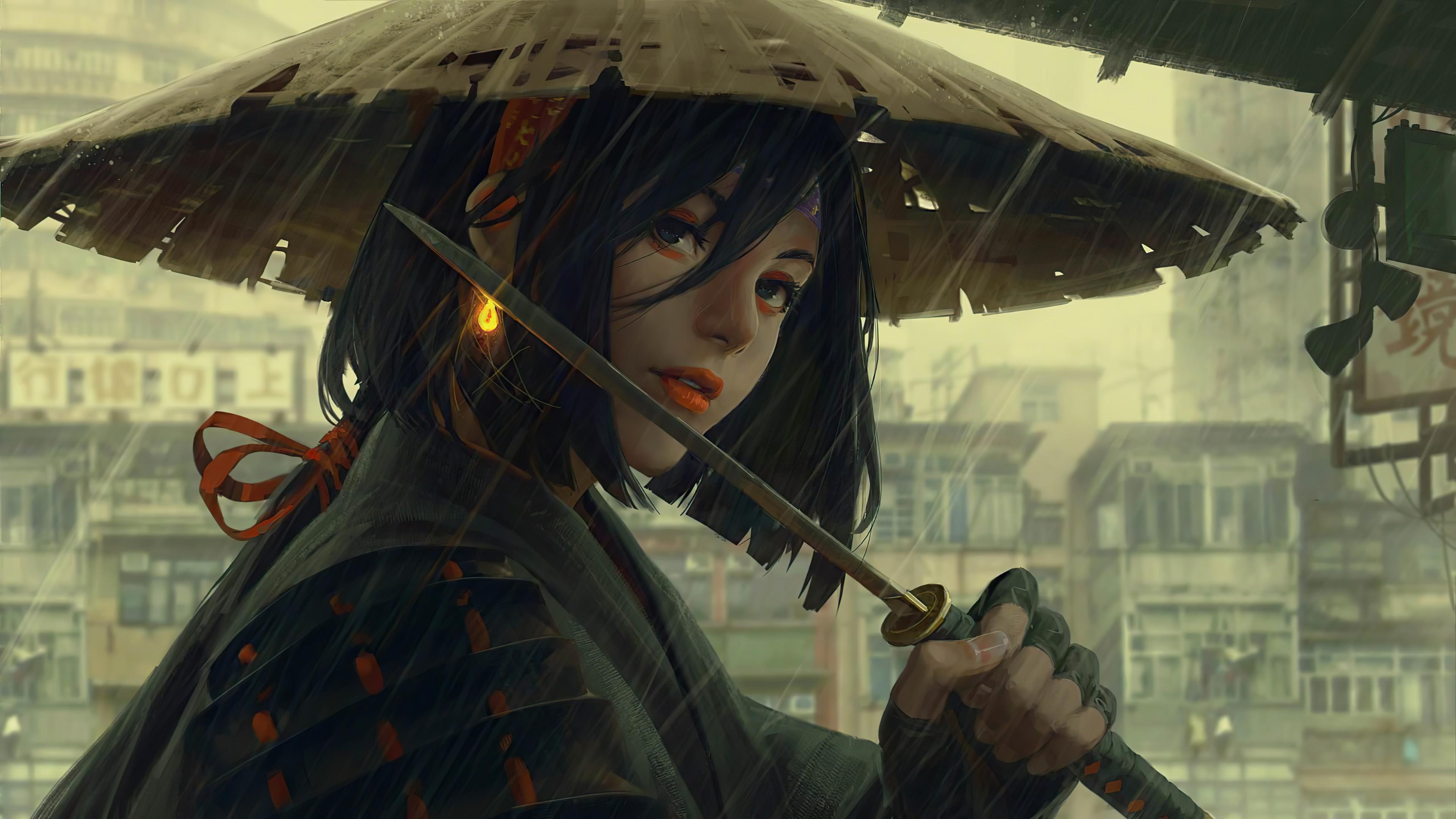 Samurai Girl 4k GUWEIZ [3840x2160]