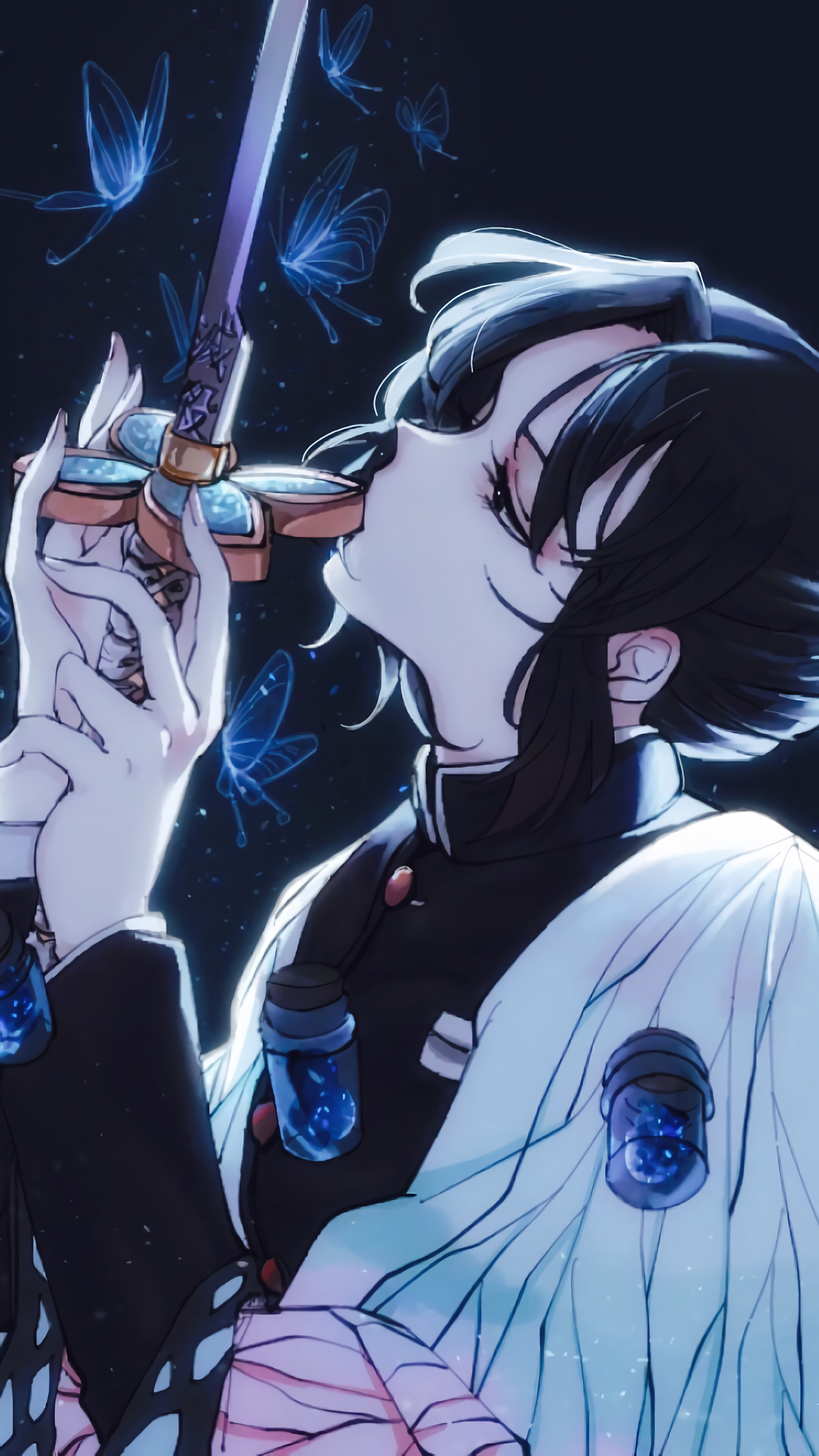 Shinobu Kocho, Kimetsu no Yaiba, Hashira, 4K phone HD Wallpaper, Image, Background, Photo and Picture. Mocah HD Wallpaper