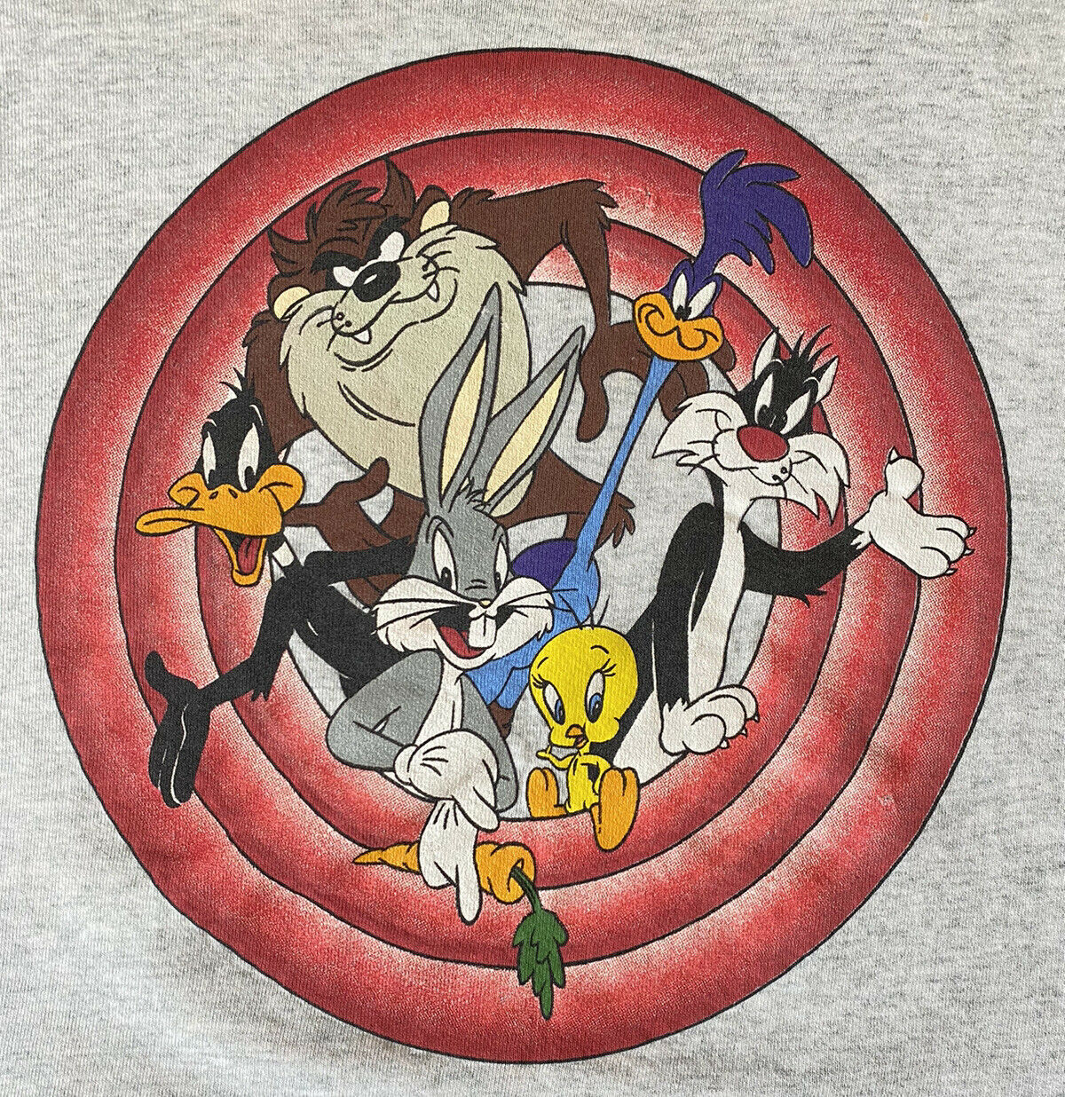 Vintage 90s Looney Tunes Acme Clothing Sweatshirt Cre
