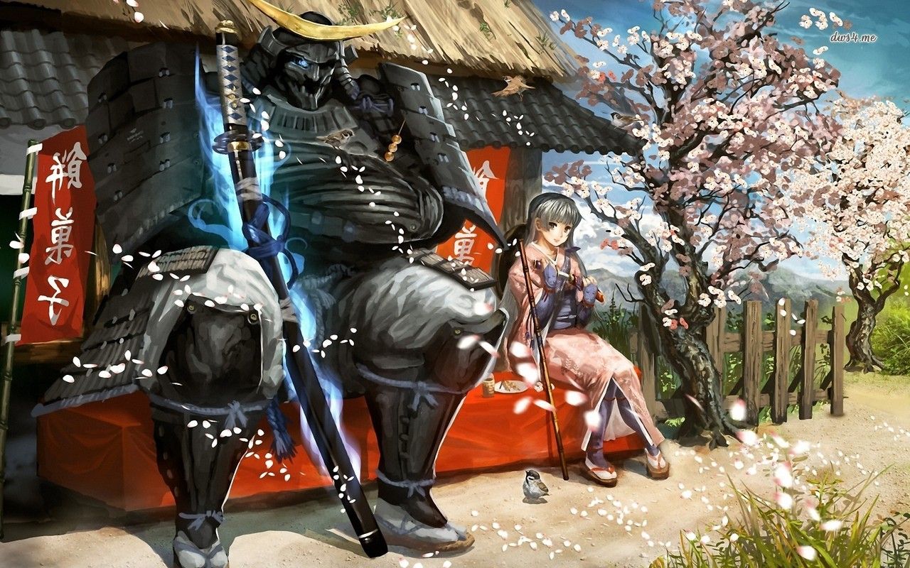 Geisha and samurai wallpaper wallpaper - Geisha anime, Samurai anime, Samurai wallpaper