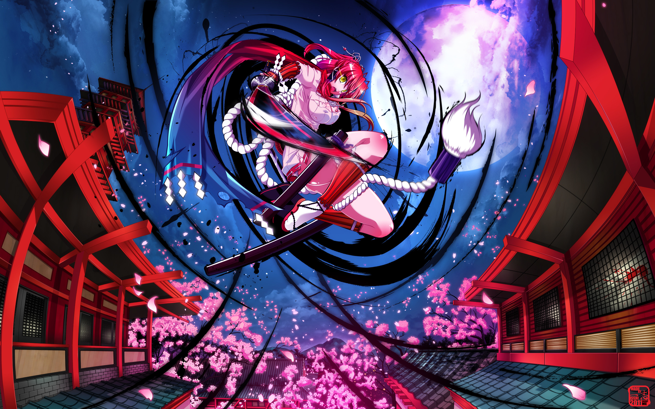 Wallpaper Anime Mask Samurai