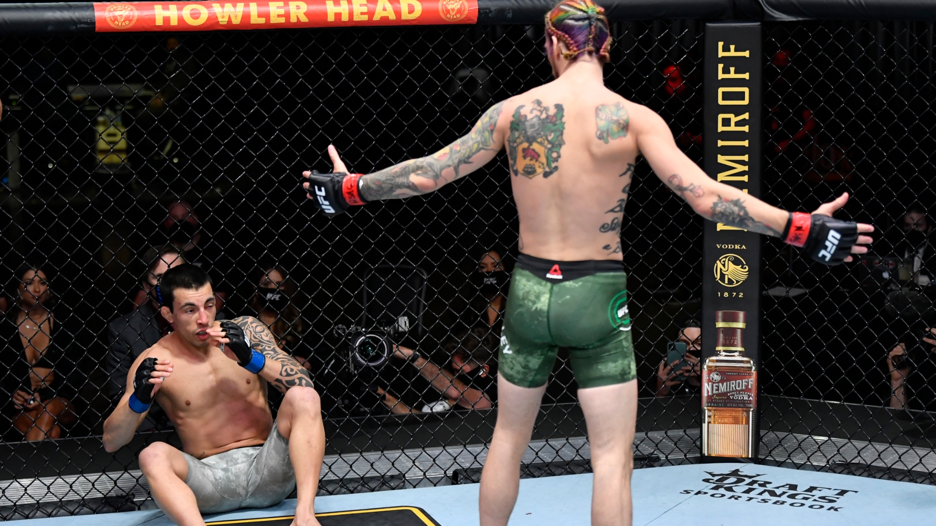 Sean O'Malley thought he won on this combo. Thomas Almeida had other thoughts