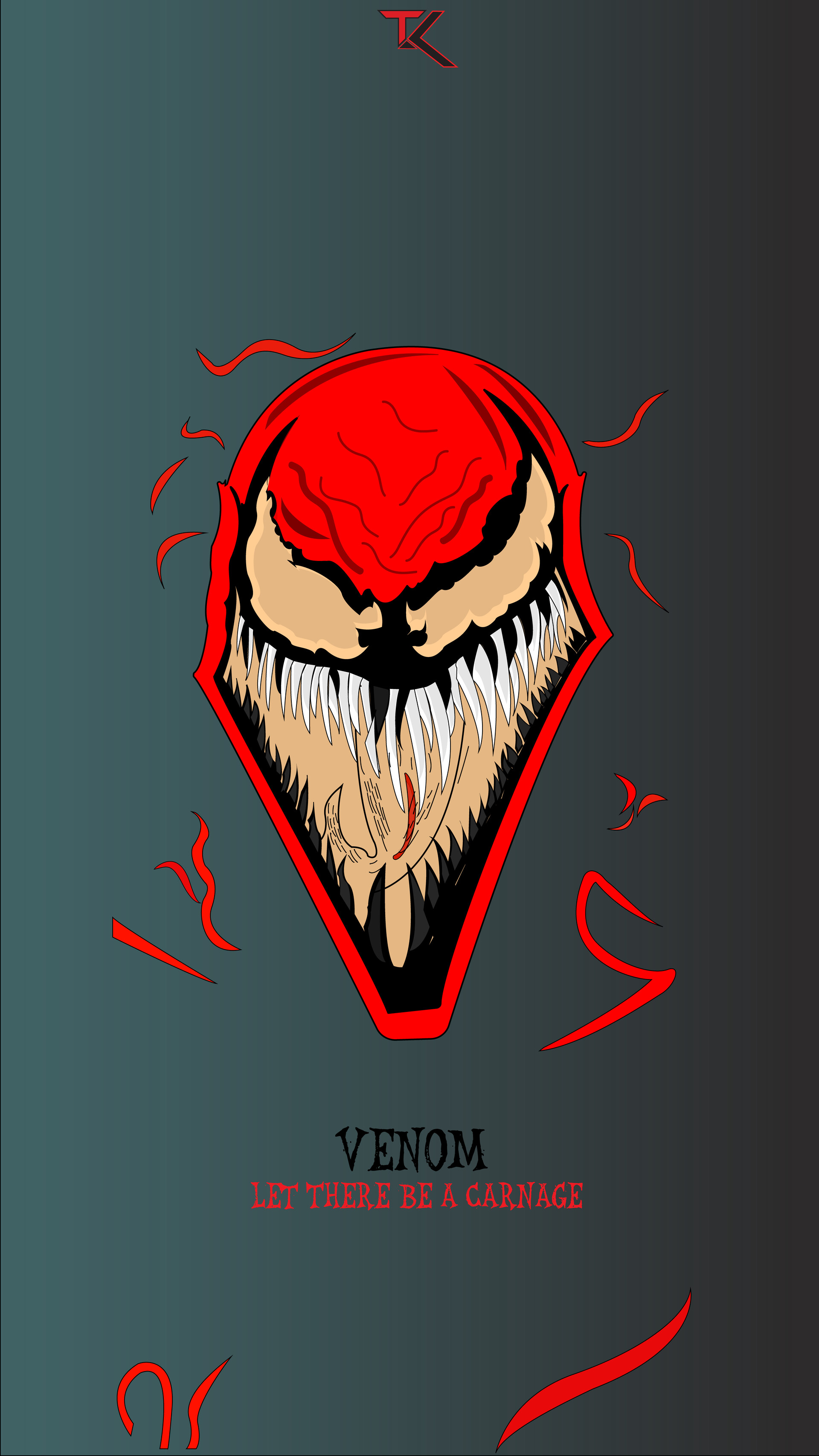 Venom There Be A Carnage Vector Art, Thoshal Kovuru