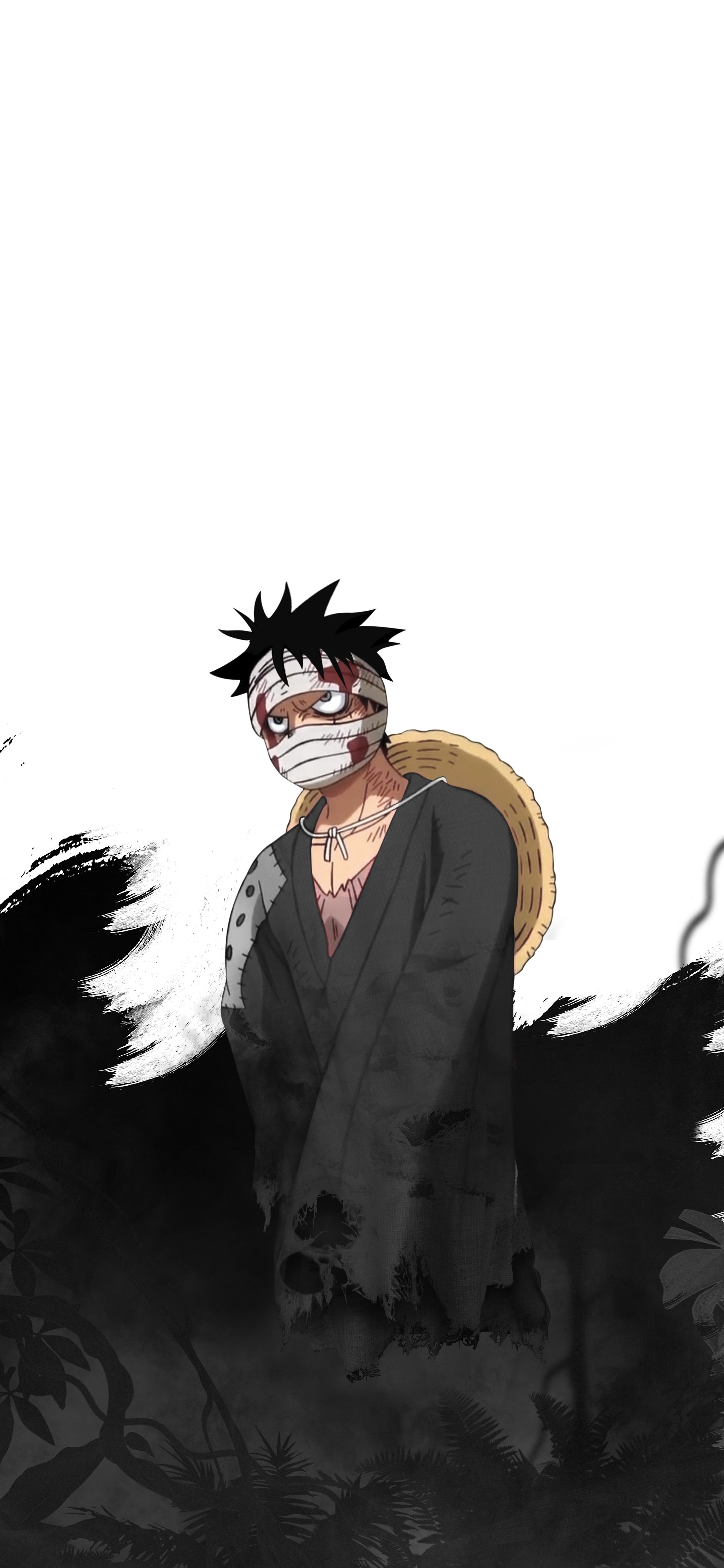 Made an iPhone Wallpaper with Wano Prison Luffy