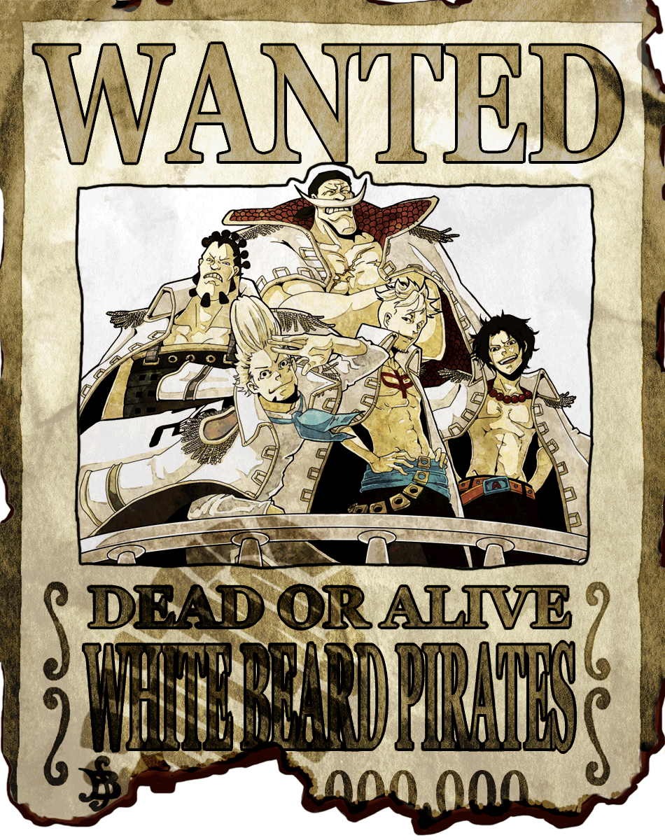 Whitebeard Pirates Bounty Piece Fan Art