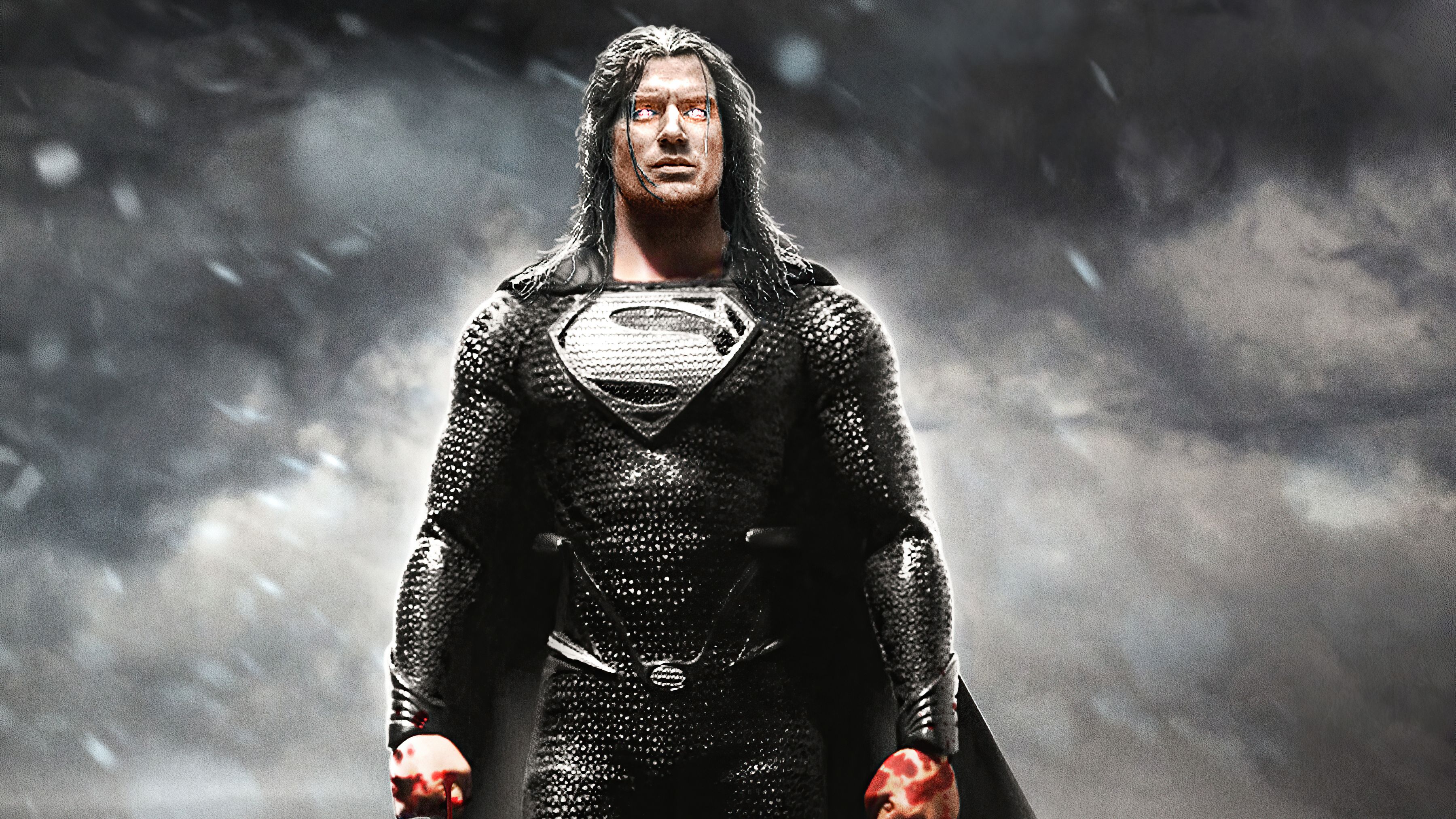 Superman Black Suit Wallpaper