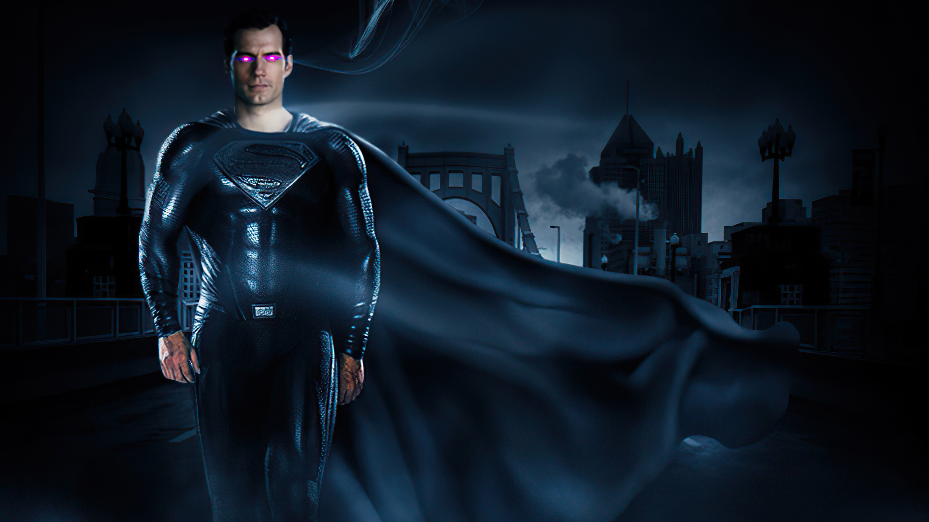 Wallpaper 4k The Superman Black Suit 4k Wallpaper