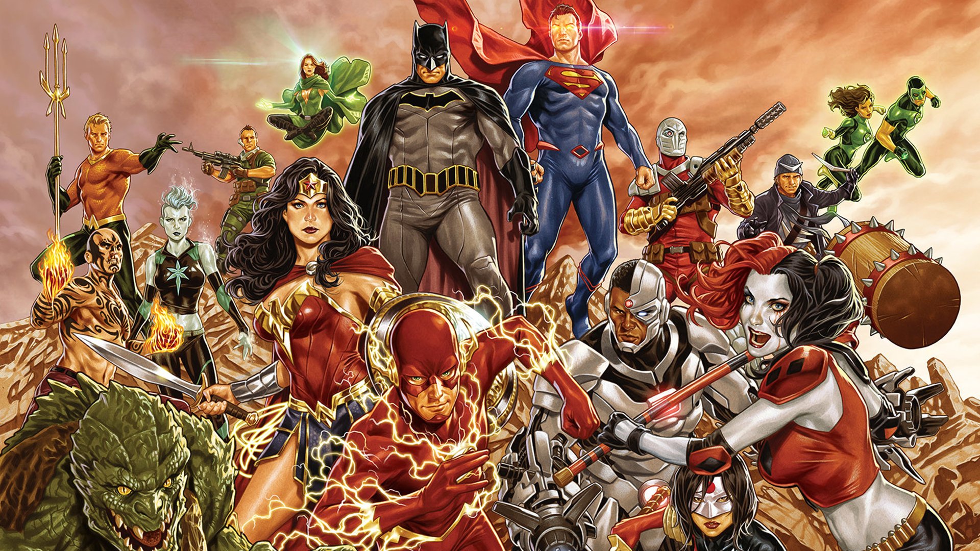 DC Characters HD Wallpaper
