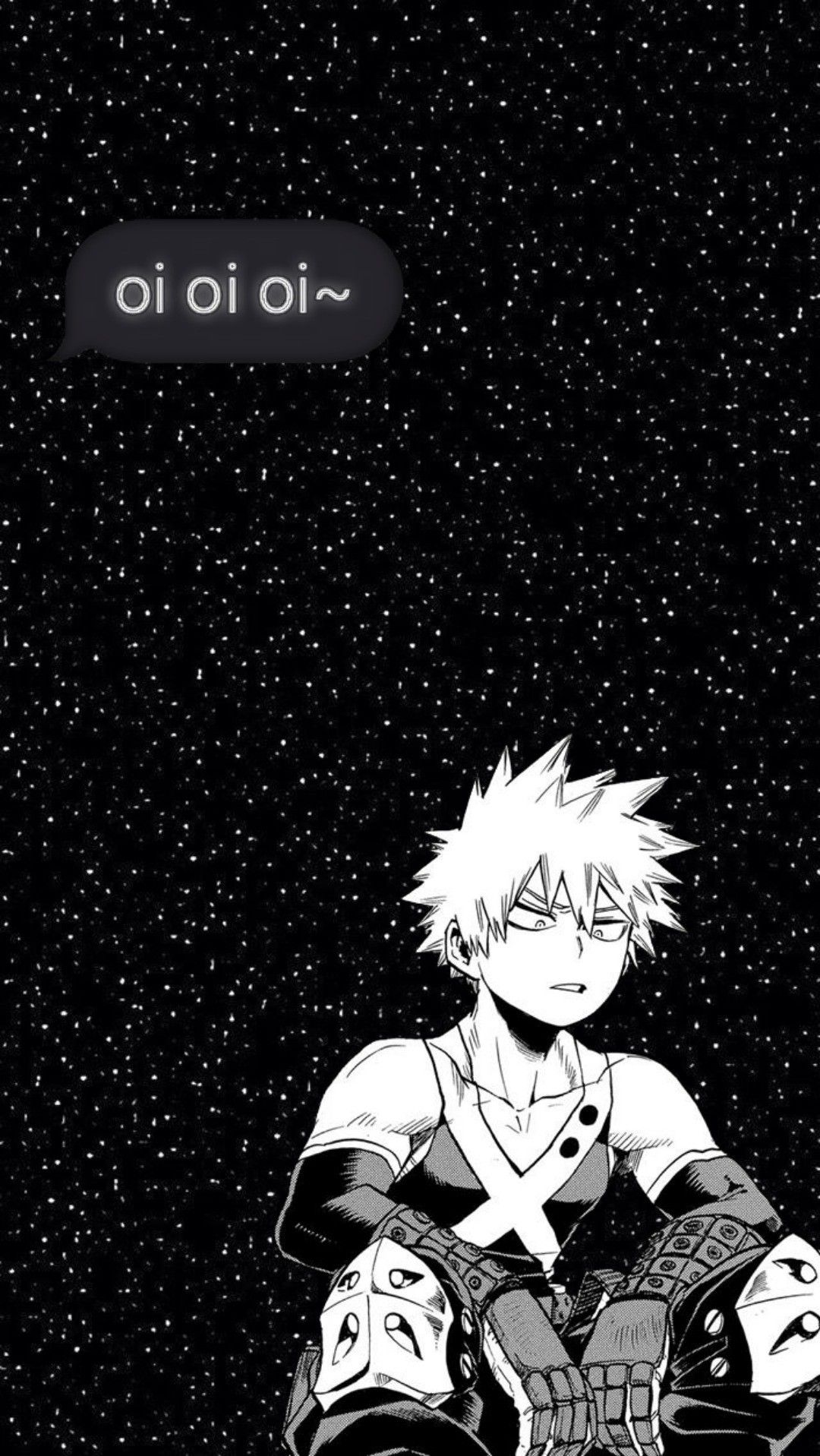 Bakugo black wallpaper
