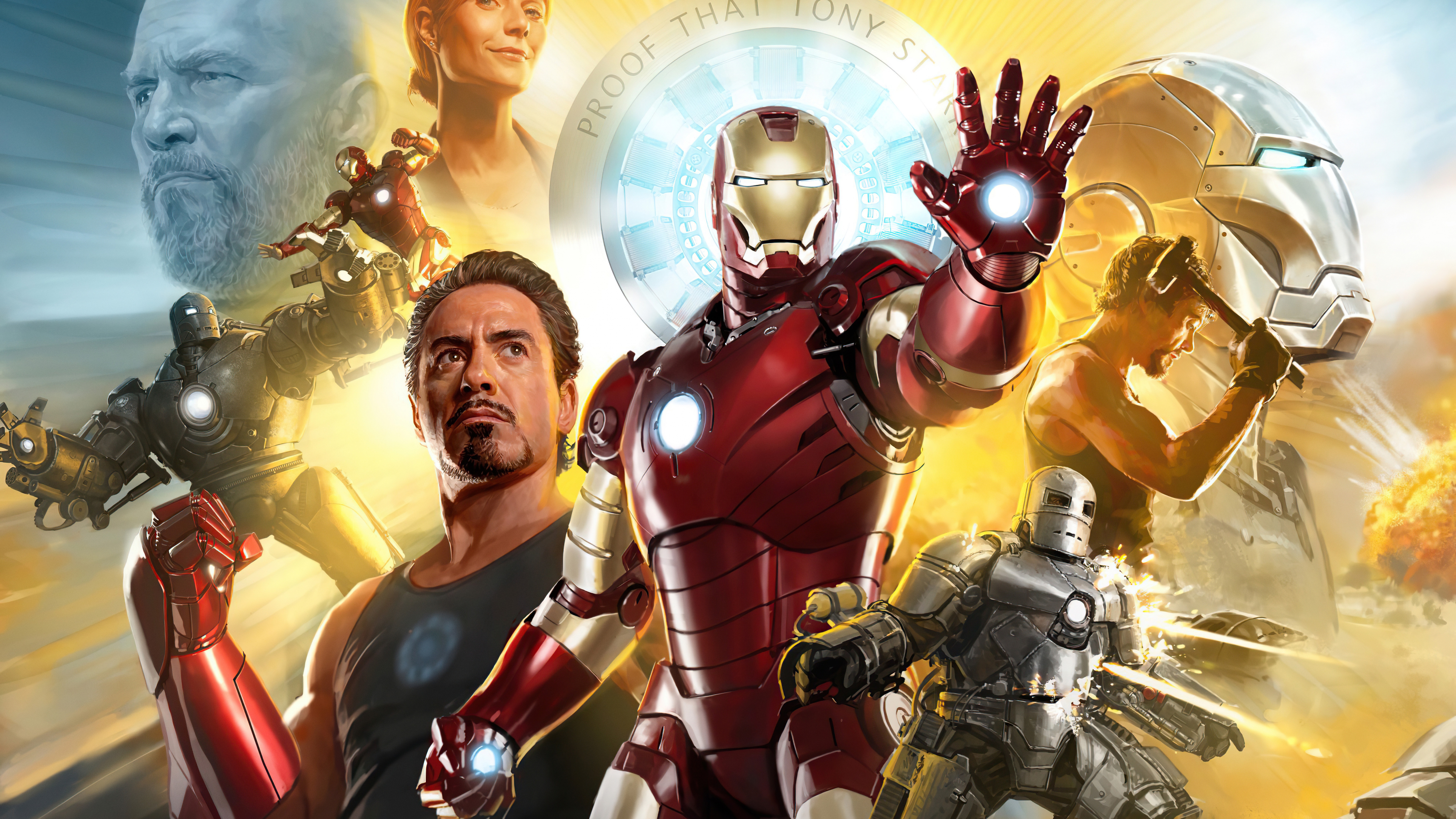 Iron Man Wallpaper 4K, Tribute, Marvel Comics, Marvel Superheroes, 5K, Movies