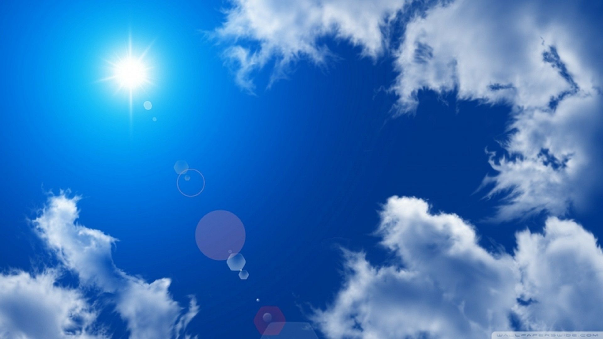 Sunny Sky Wallpaper