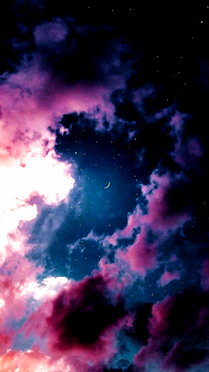 Sky Wallpaper - #iPhone #Background #iPhoneBackground. Anime wallpaper, Fantasy background, Cool background
