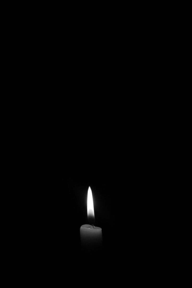 Lighted Candle. Black background wallpaper, Candles wallpaper, Dark wallpaper