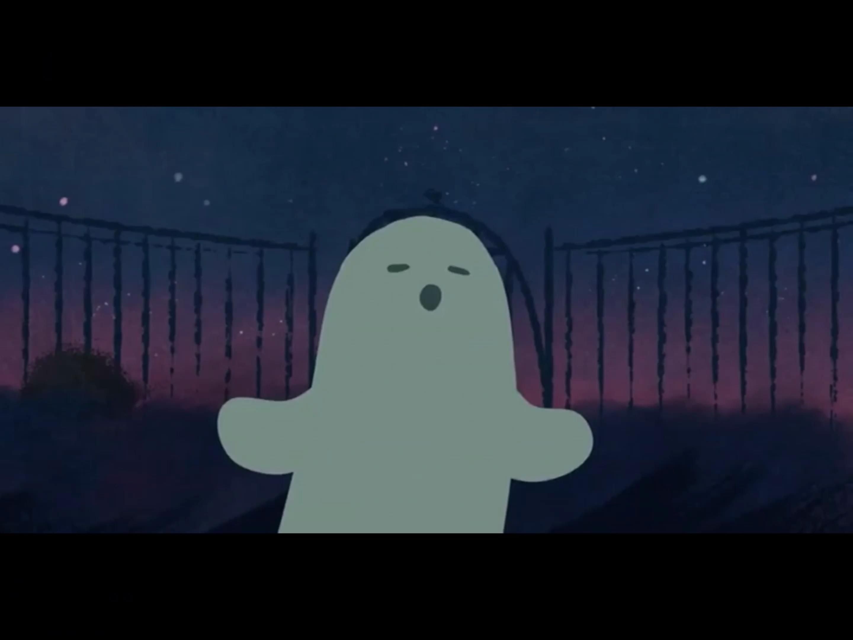 Lofi ghost so cute. Ghost cartoon, Cute ghost, Cute art