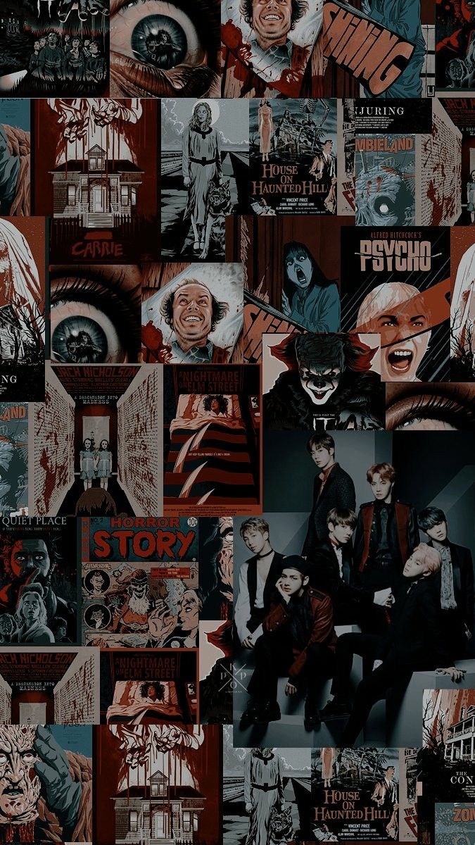 BTS Dark Aesthetic Halloween Wallpaper Credits To Twitter Kpoplocks © #BTS. Halloween Wallpaper, Cute Fall Wallpaper, Dark Aesthetic