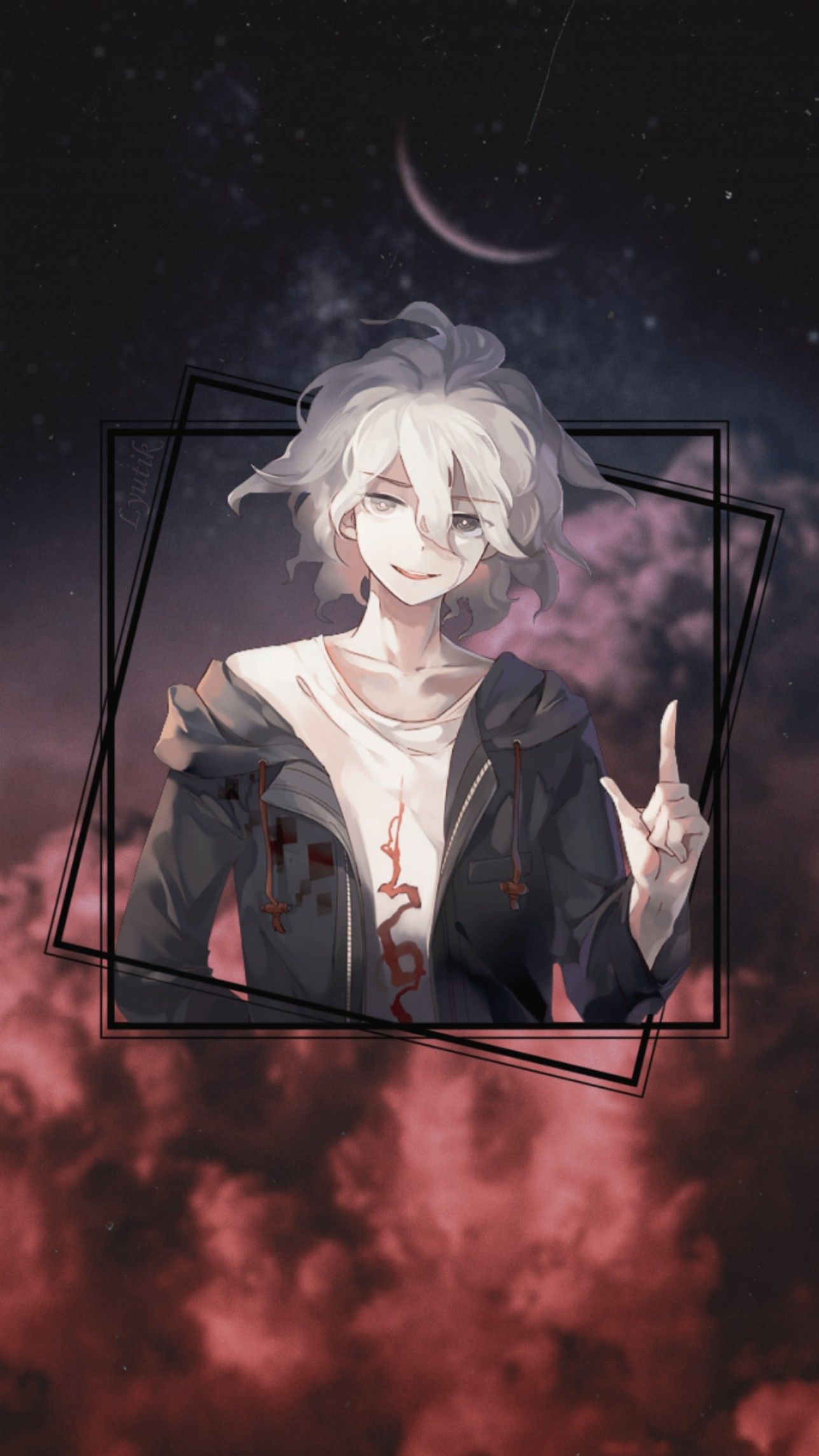 Nagito Komaeda wallpaper. Nagito komaeda, Danganronpa characters, Danganronpa
