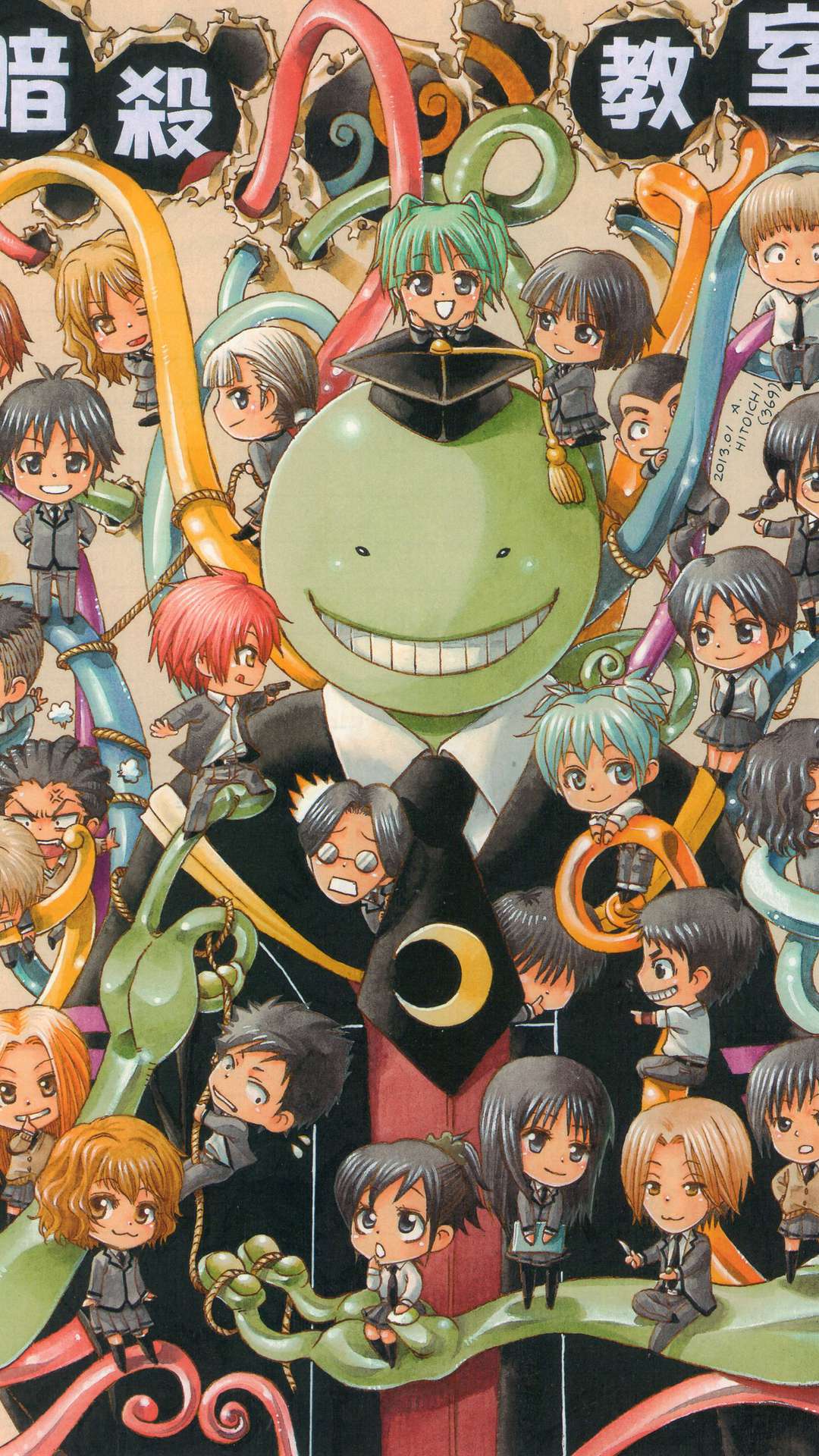 Assassination Classroom Anime wallpaper for iPhone and Android phone