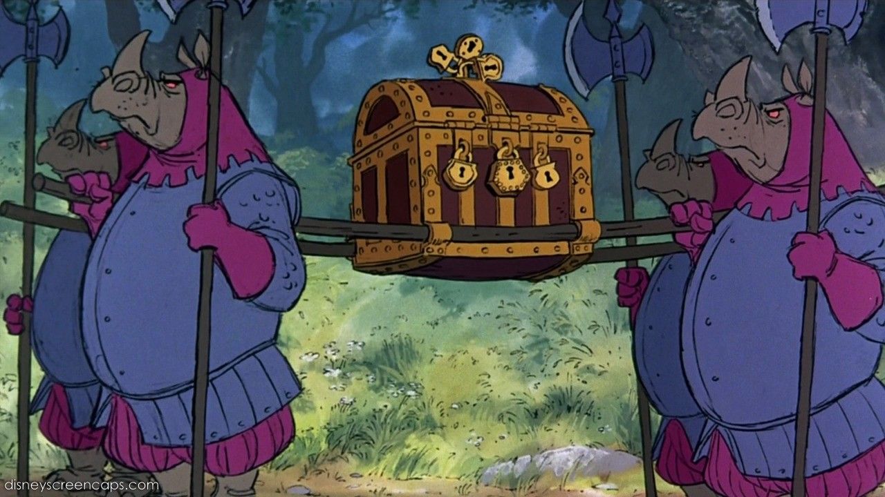 Guards protecting the treasure. Robin hood disney, Robin hood 1973, Robin hood