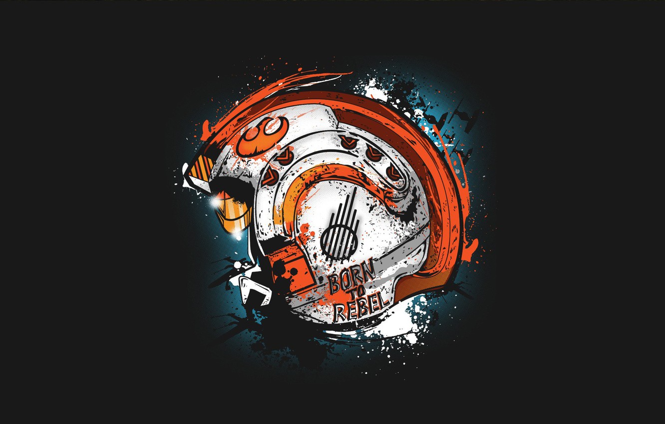 Photo Wallpaper Star Wars, Logo, Pearls, Rebel, Born Wars Wallpaper Rebel