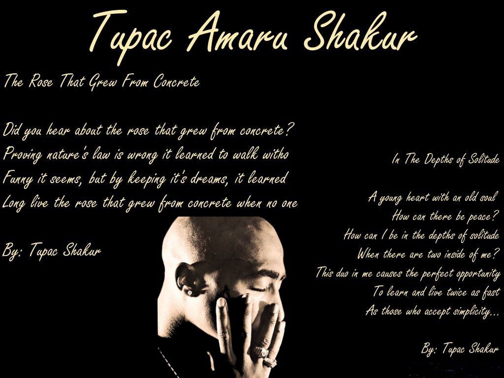 tupac shakur poems and quotes
