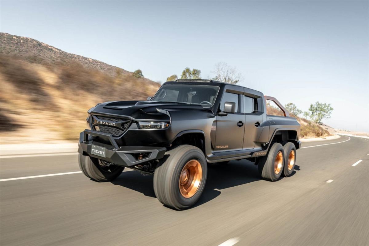 Hercules 6x6 Rules Massive, Six Wheel Pickup Truck Empire