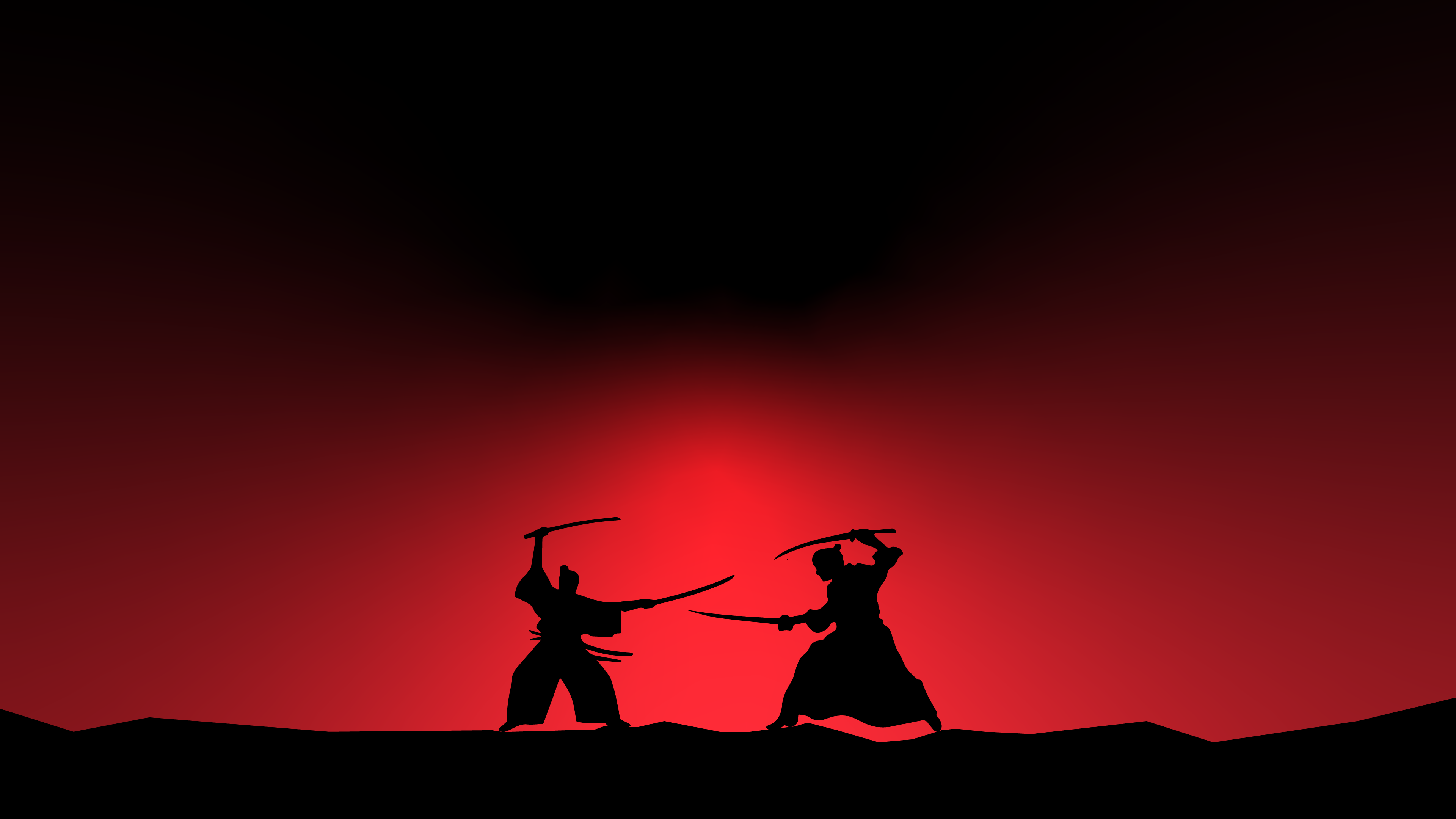 Desktop wallpaper 4K Fight (3840x2160). Minimal wallpaper, Desktop wallpaper, Samurai
